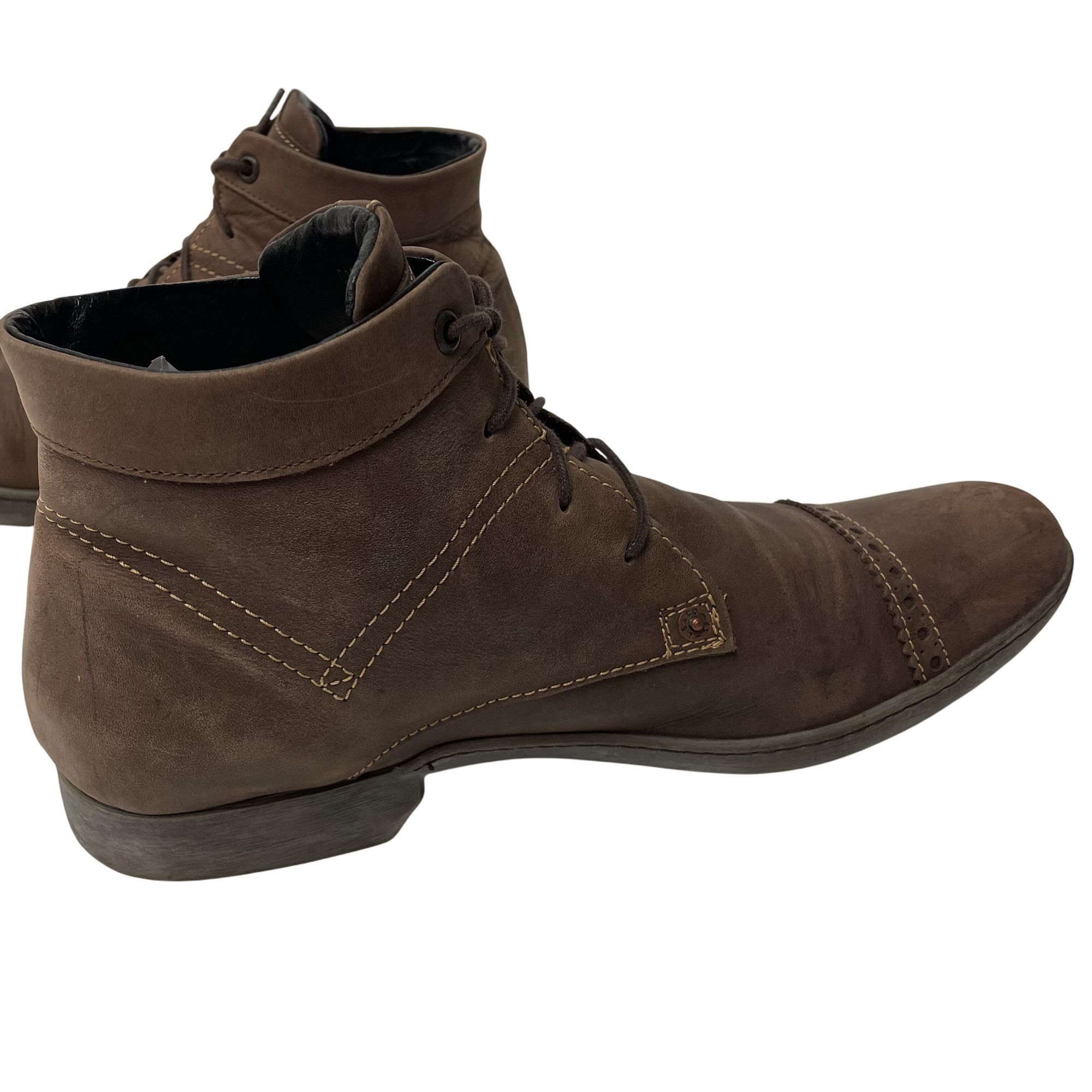 Levi's Vtg Levi's Brown Leather Cap Toe Casual Ankle Boots Size US 11 / EU 44 - 11 Thumbnail