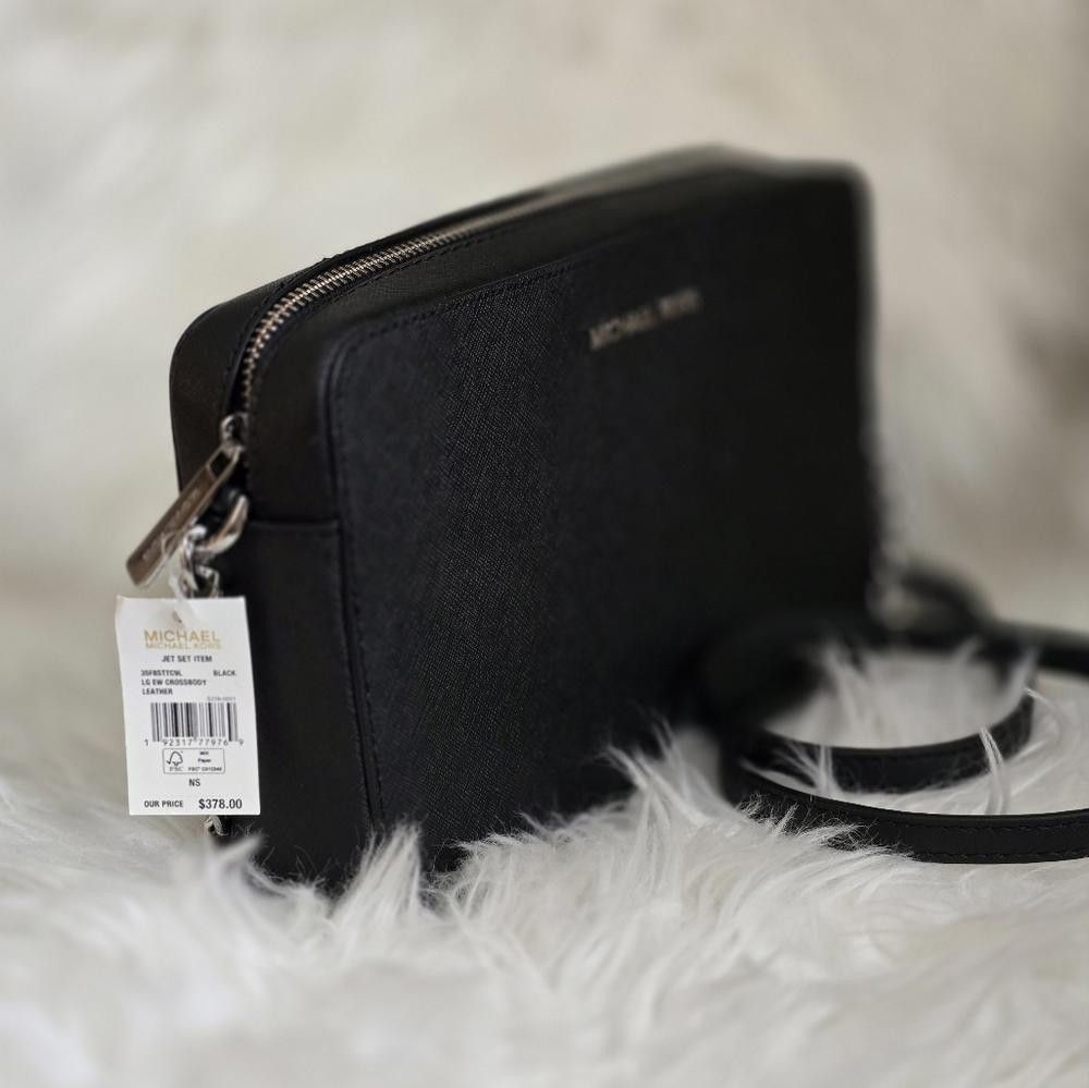 Michael Kors Michael Kors Jet Set Large Saffiano Leather Crossbody Bag Size ONE SIZE - 2 Thumbnail