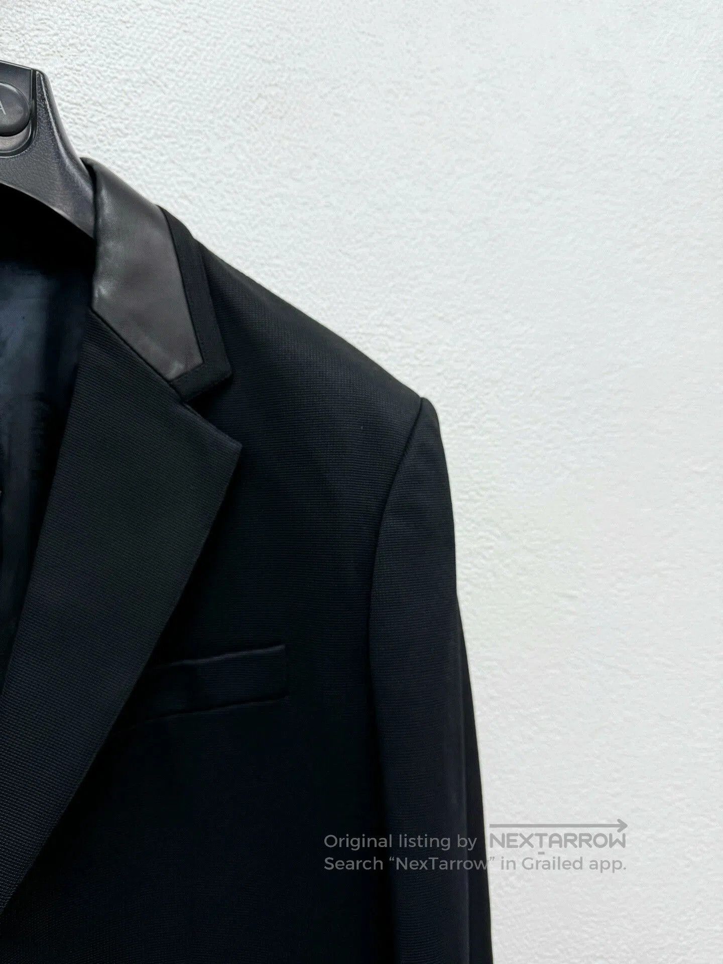 Versace VERSACE Leather Trim Casual Blazer. Size US L / EU 52-54 / 3 - 3 Thumbnail