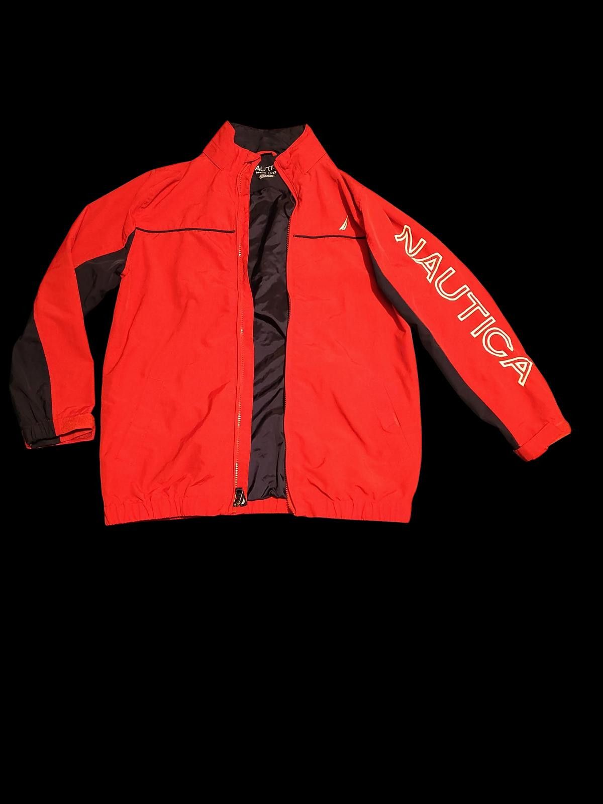 Nautica Nautica Boys Red and Blue Zip-Up Jacket Size US M / EU 48-50 / 2 - 2 Thumbnail