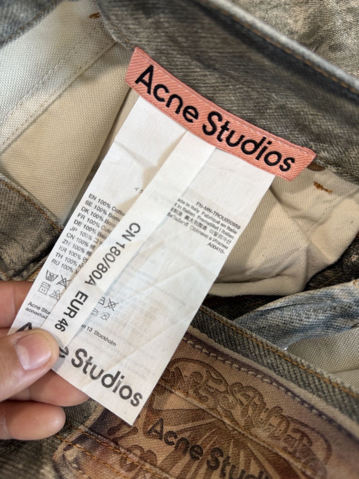 Acne Studios Acne Studios 1981 Cold Grey Size 46 Size US 30 / EU 46 - 2 Thumbnail