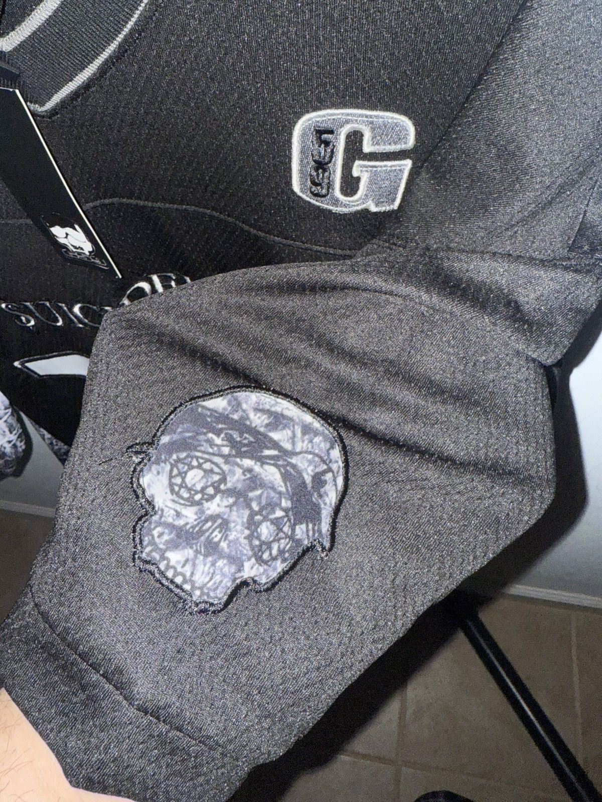 Fuck The Population × G59 Records G59 "5" FOOTBALL JERSEY (BLACK) Size US XL / EU 56 / 4 - 9 Thumbnail