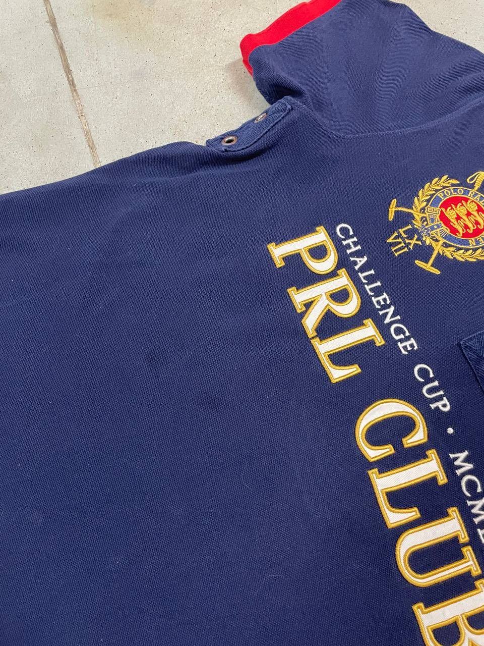 Polo Ralph Lauren Chief Keef Style Vintage Polo Ralph Lauren Polo Tee Shirt Size US L / EU 52-54 / 3 - 11 Thumbnail