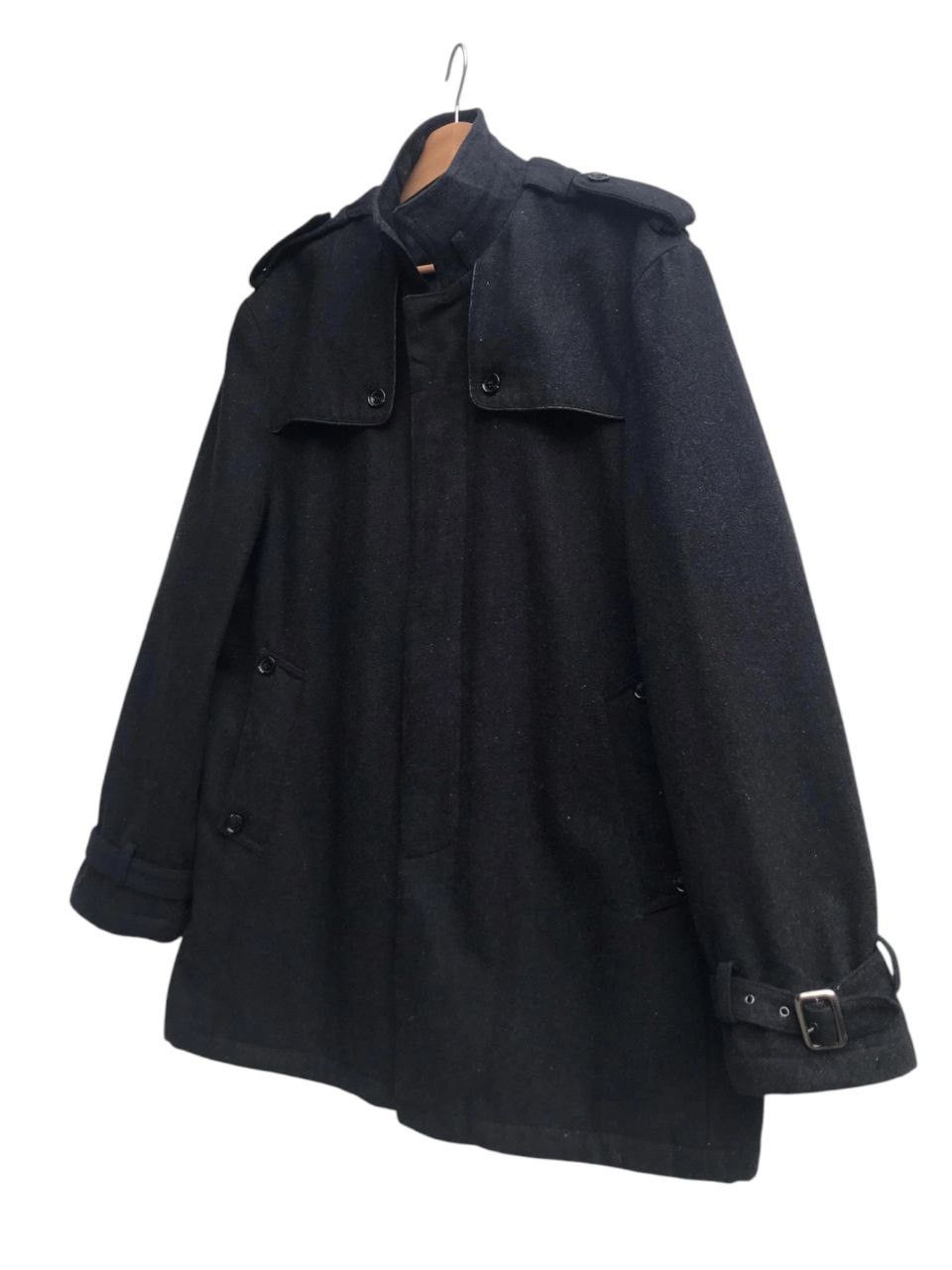 Japanese Brand D’homme A Homme Wool Blend Coat Size US L / EU 52-54 / 3 - 4 Thumbnail