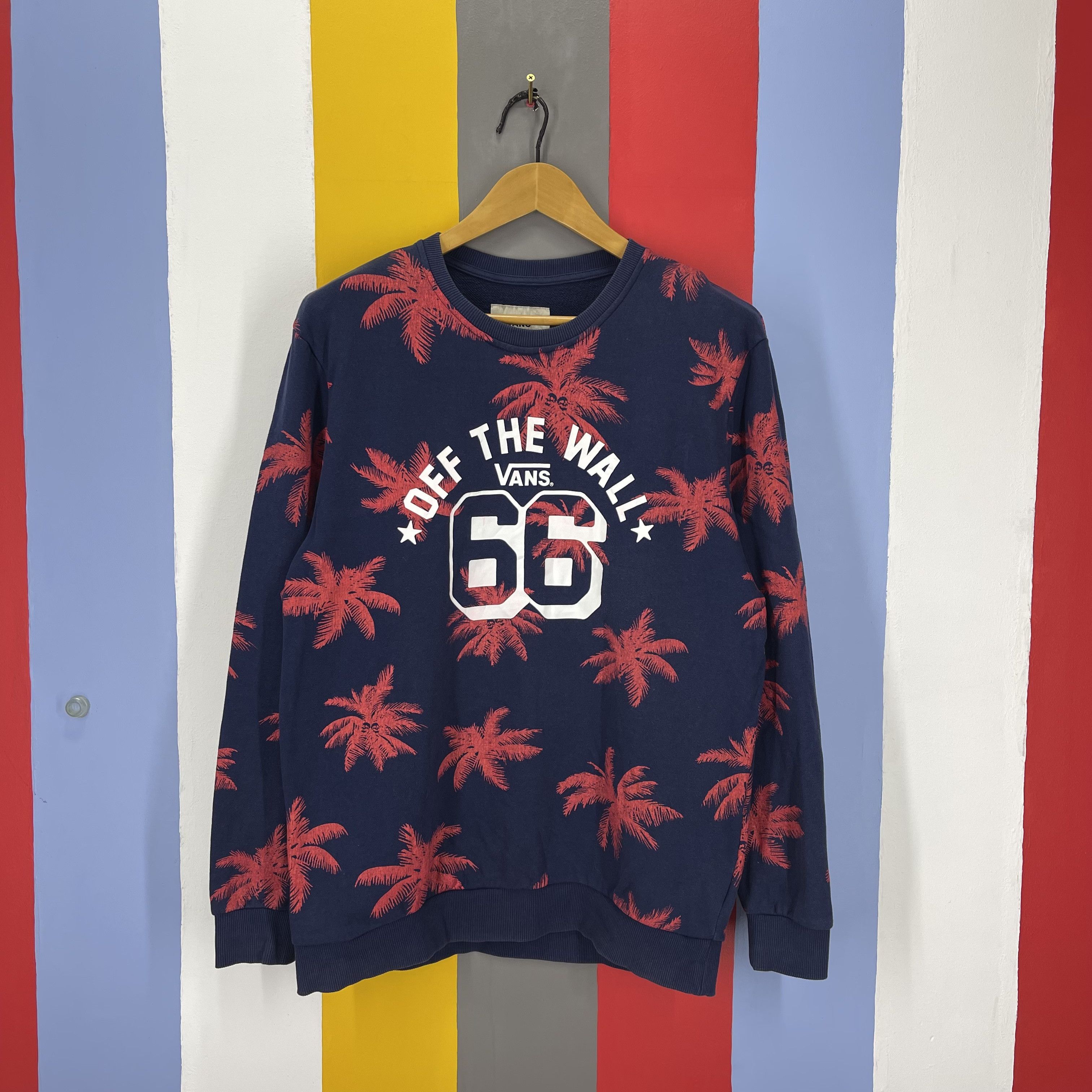 Vans VANS Crew Neck Sweatshirt Rare Design #1420/AW Size US L / EU 52-54 / 3 - 1 Thumbnail
