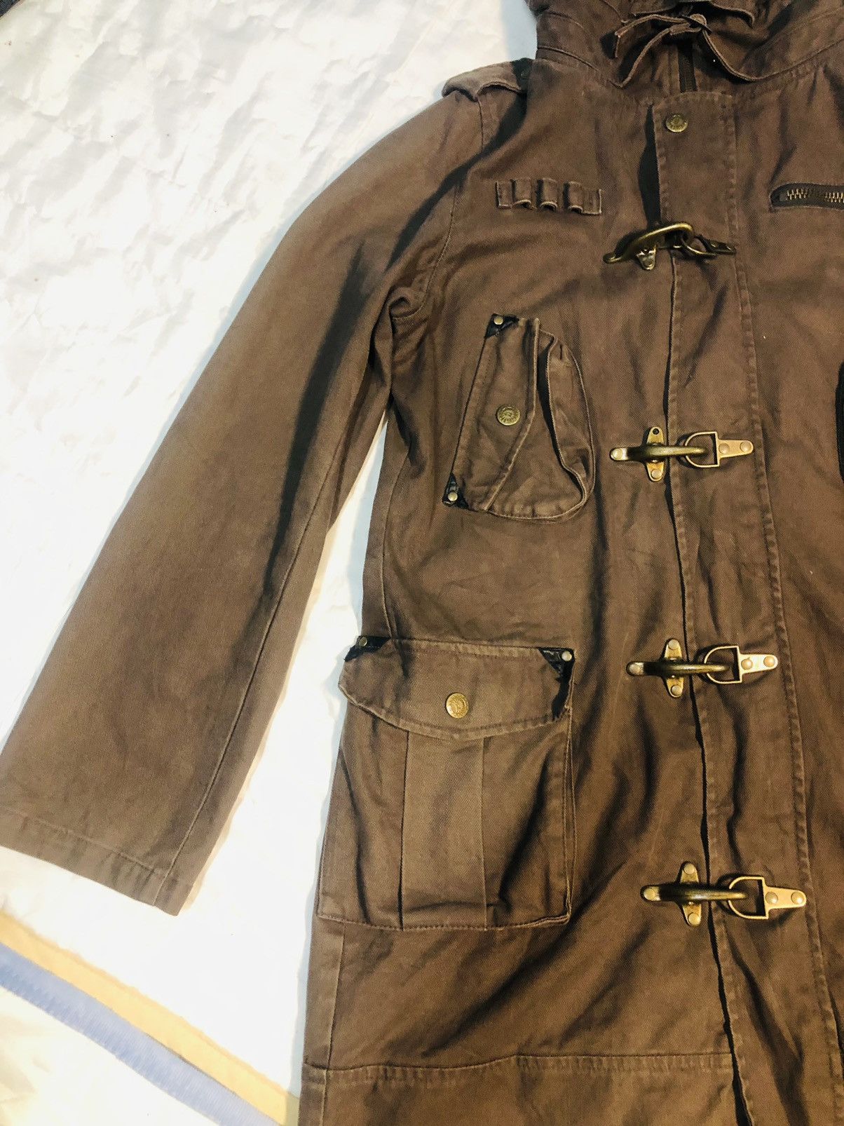 The Unbranded Brand Unbrand Coat Zipper And Button (2) Size US L / EU 52-54 / 3 - 3 Thumbnail