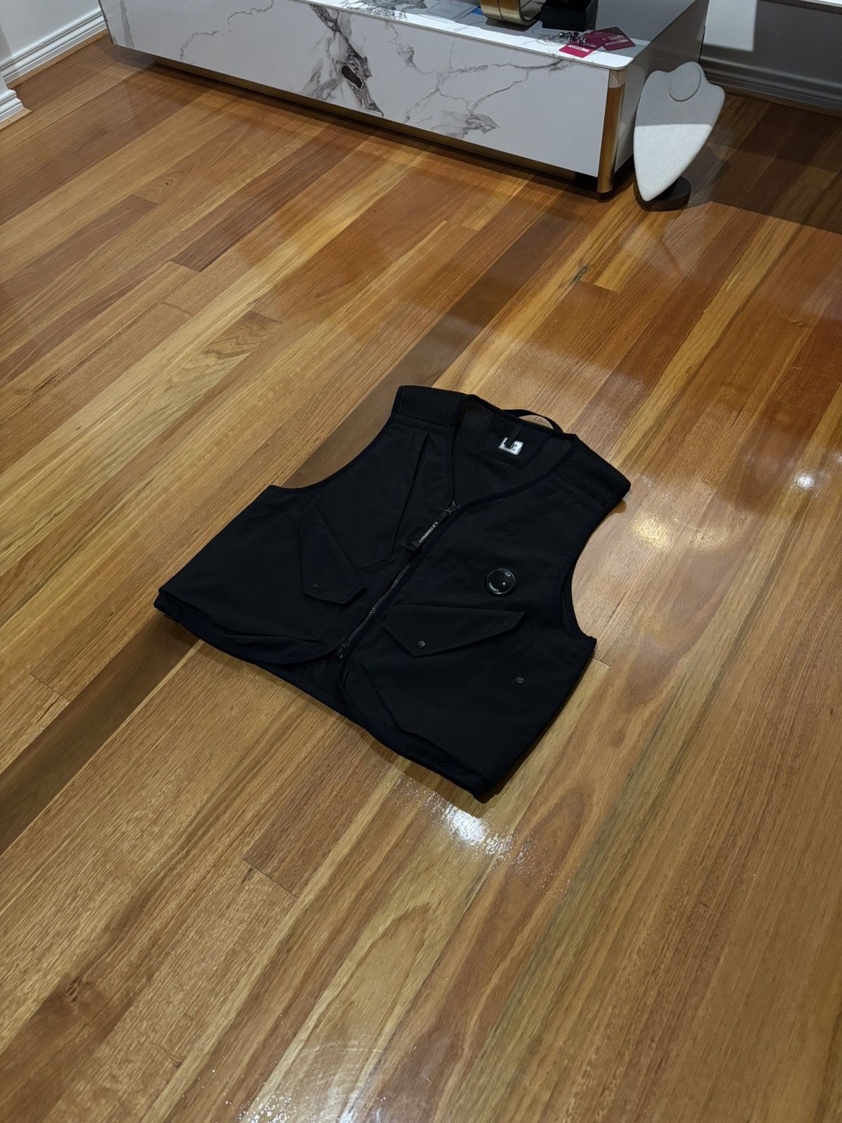 C.P. Company Rick Owens SS22 FOGACHINE Bauhaus Vest Black Size US M / EU 48-50 / 2 - 1 Thumbnail