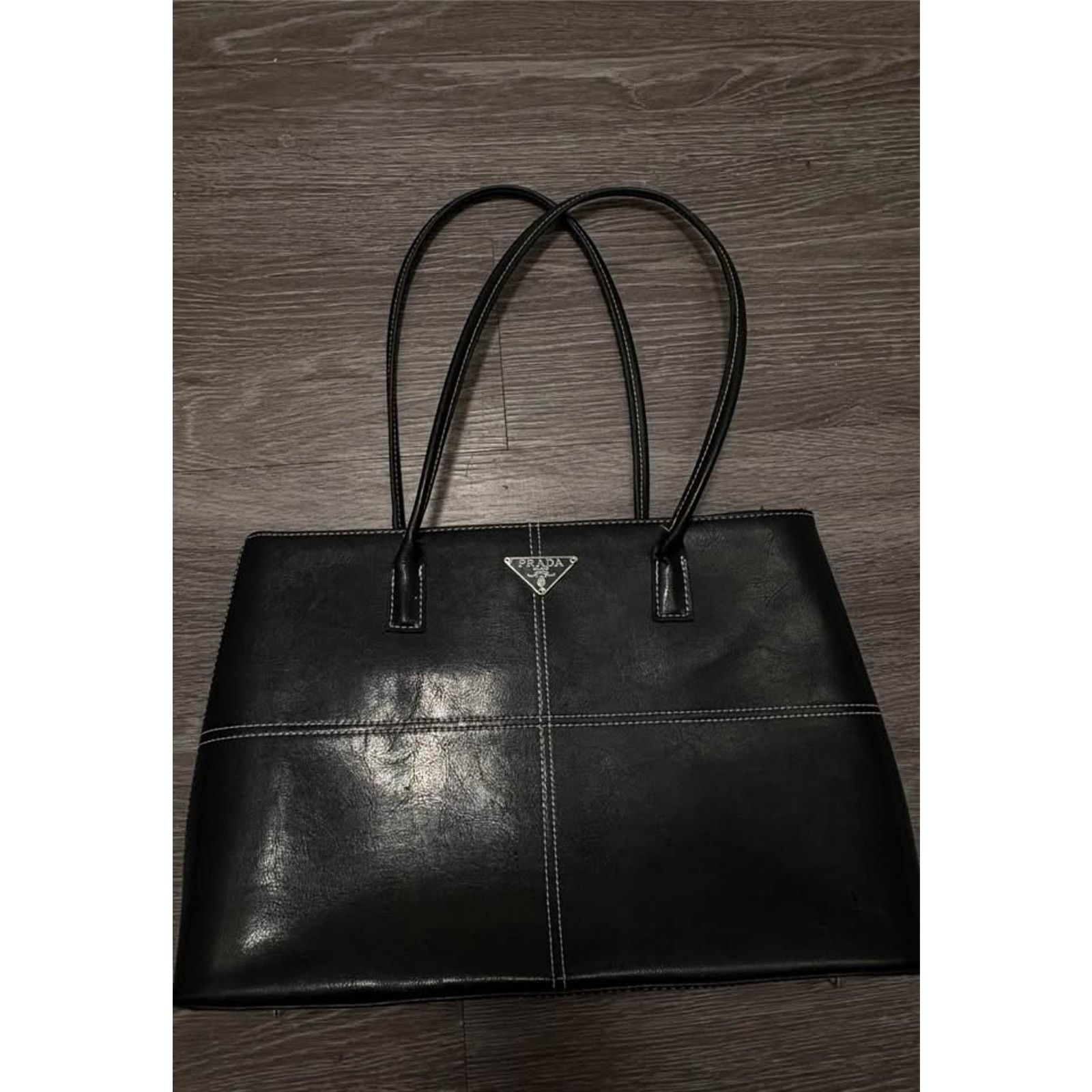 Prada Vintage Prada Leather Purse Size ONE SIZE - 2 Thumbnail