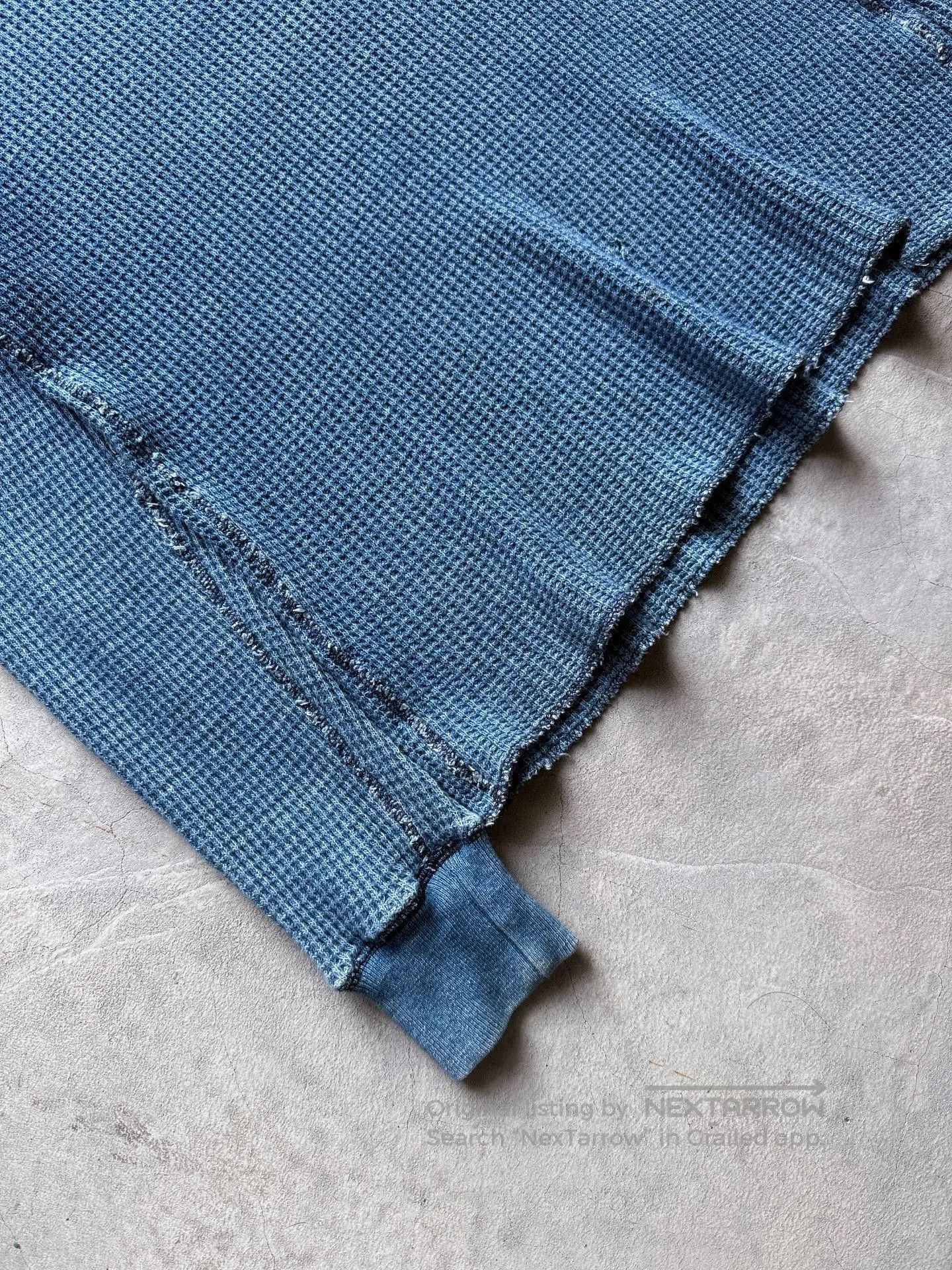 Vintage Vintage 90s Indigo Waffle. Size US L / EU 52-54 / 3 - 4 Thumbnail