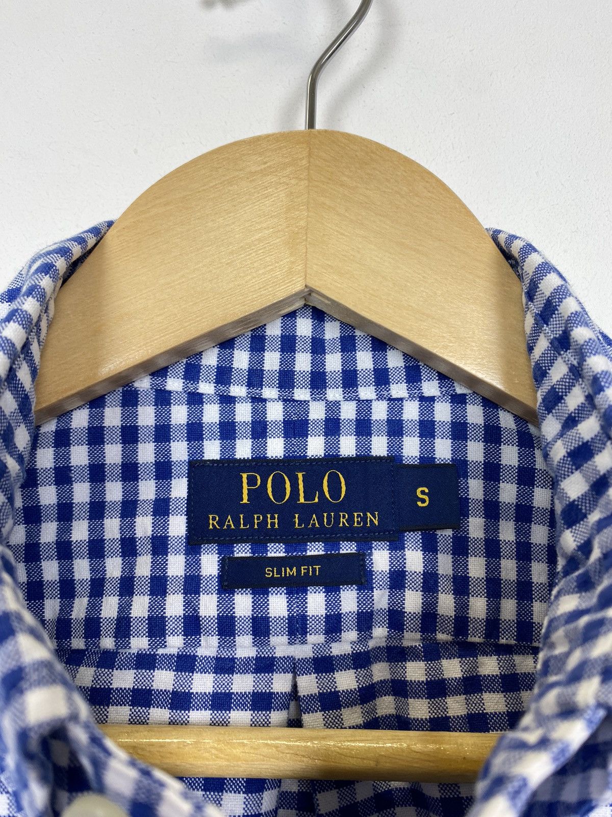 Polo Ralph Lauren Polo Ralph Lauren Slim Fit Shirt Buttons-Up Checkered Blue Size US S / EU 44-46 / 1 - 5 Thumbnail