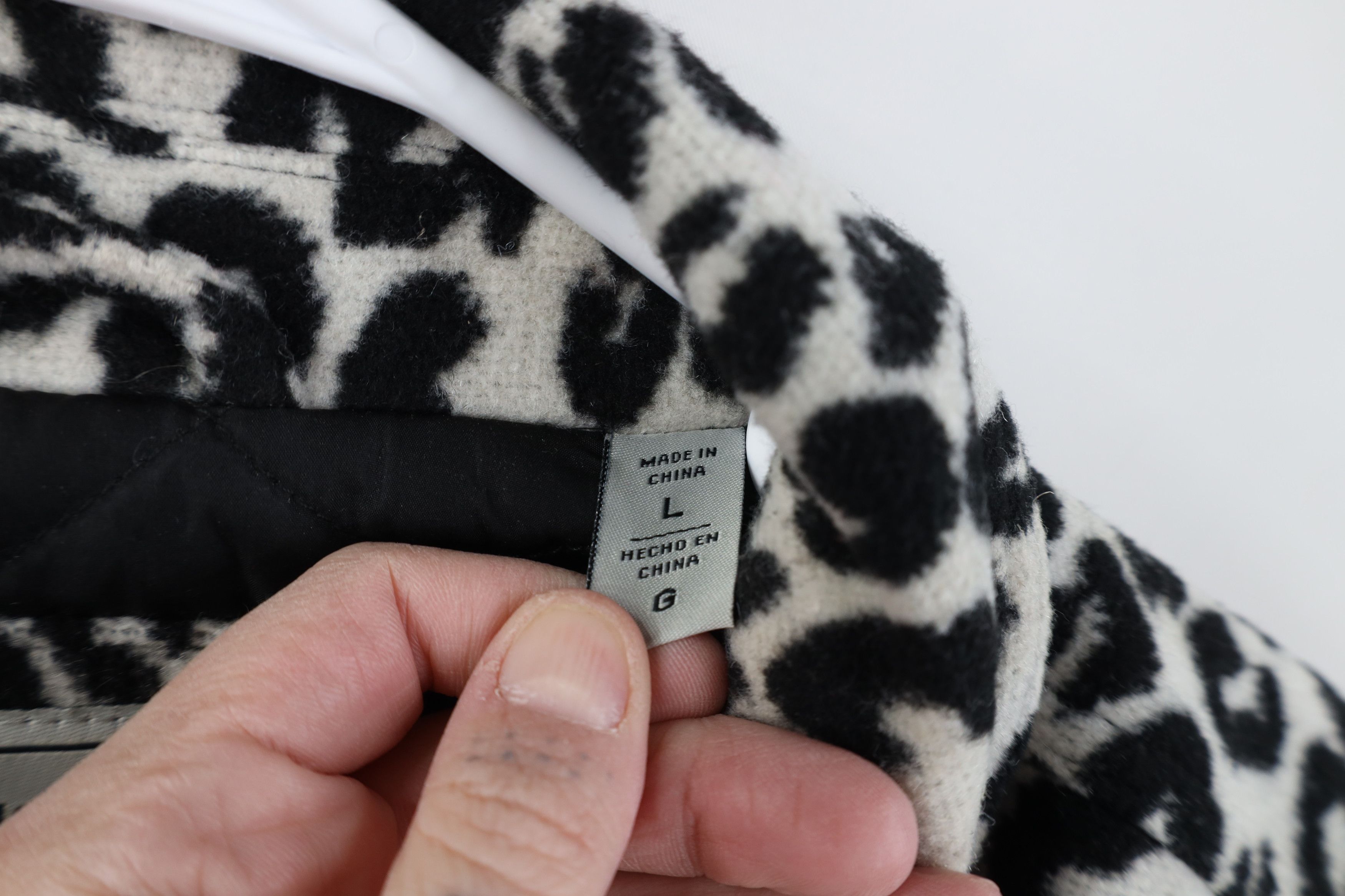 Levi's Vintage Y2K Levis Cheetah Quilted Fleece Trucker Jacket Size L / US 10 / IT 46 - 10 Thumbnail