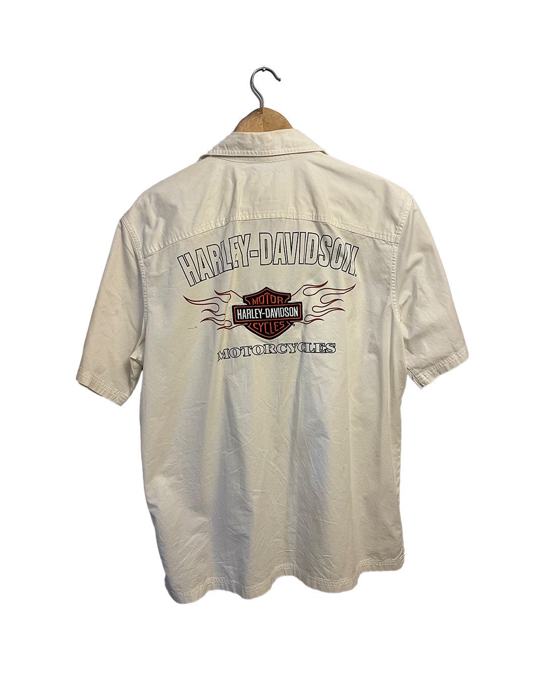 Harley Davidson Vintage Harley Davidson Button Up Size US L / EU 52-54 / 3 - 1 Thumbnail