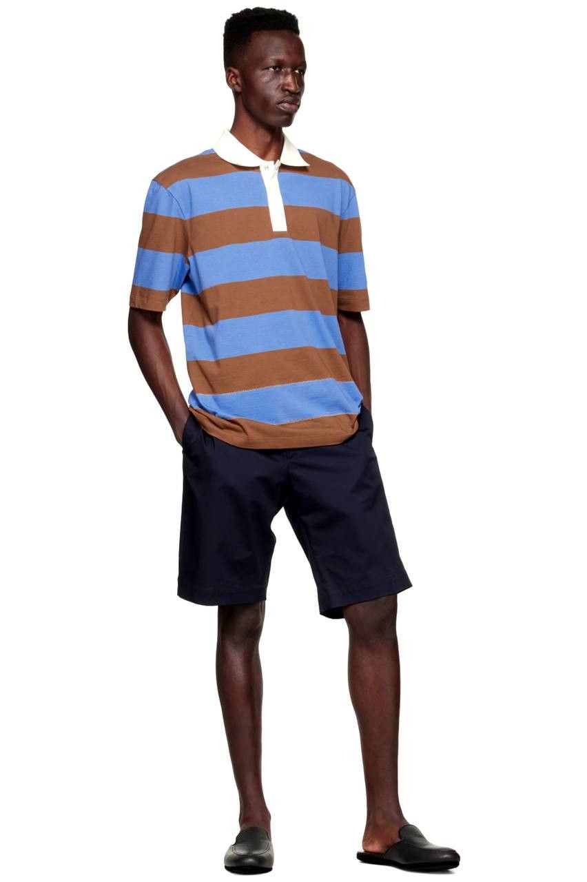 Moncler Moncler SS Striped Polo Size US M / EU 48-50 / 2 - 4 Thumbnail
