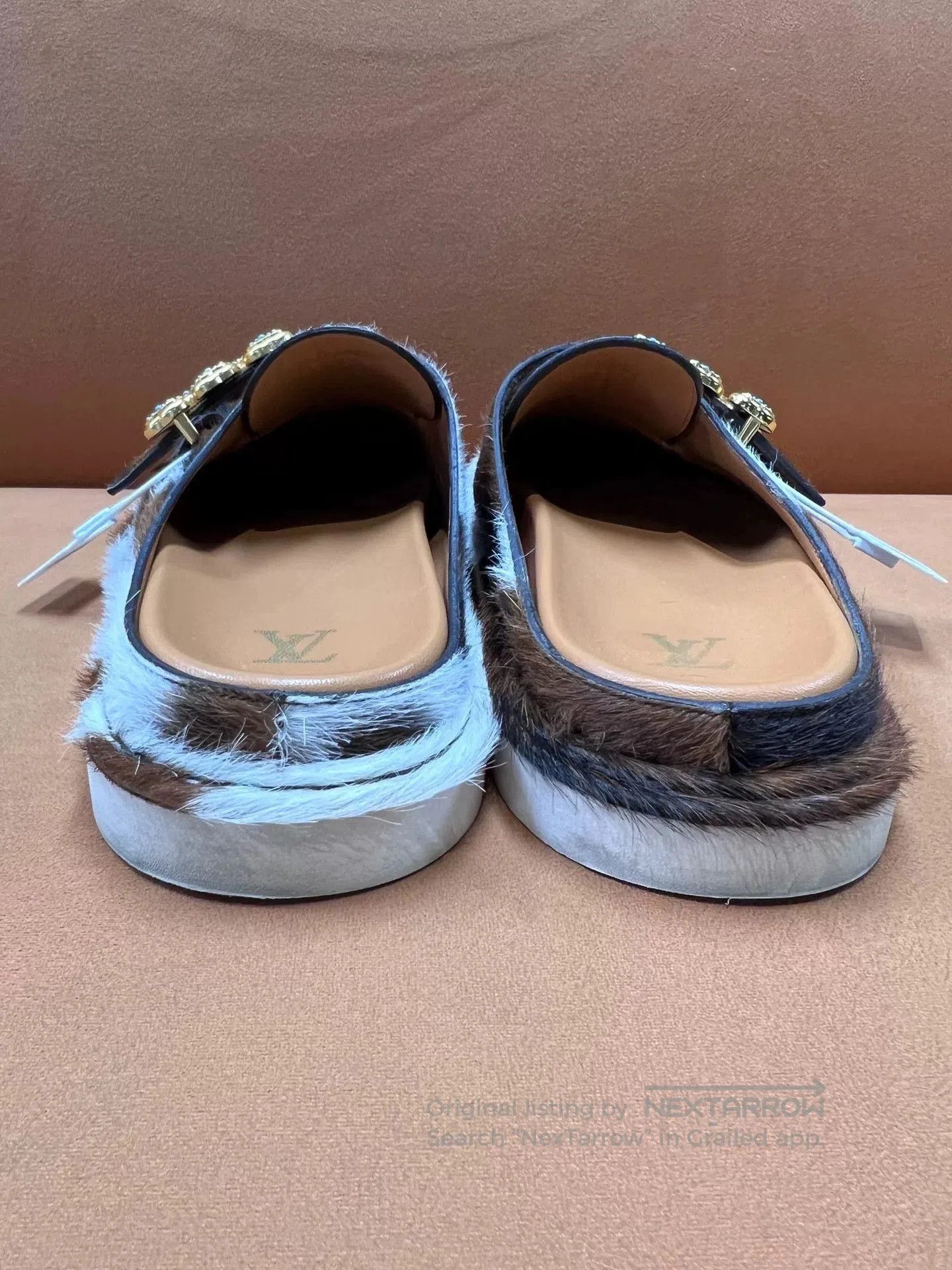 Louis Vuitton Louis Vuitton Easy Men's Leather Slides. Size US 9 / EU 42 - 6 Thumbnail