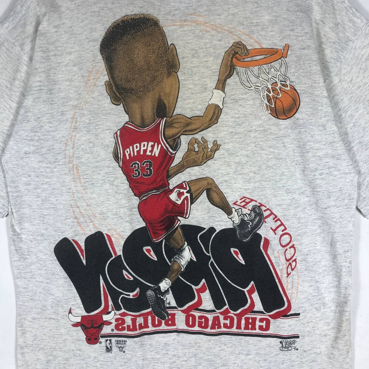 Vintage Vintage Scottie Pippen Chicago Bulls T-Shirt Size US L / EU 52-54 / 3 - 6 Thumbnail