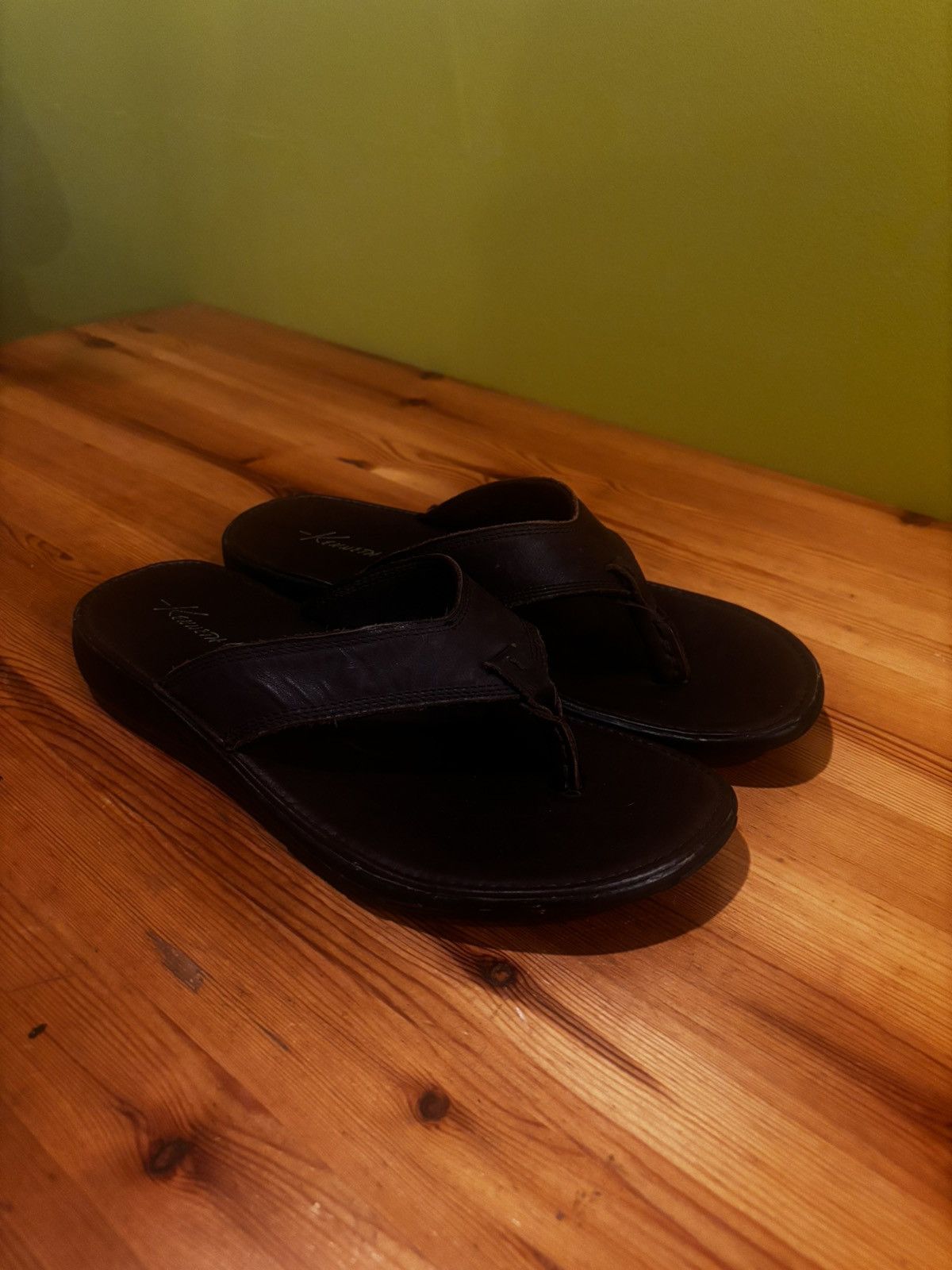 Kenneth Cole Men’s brown leather sandals0204 Size US 8 / EU 41 - 1 Thumbnail