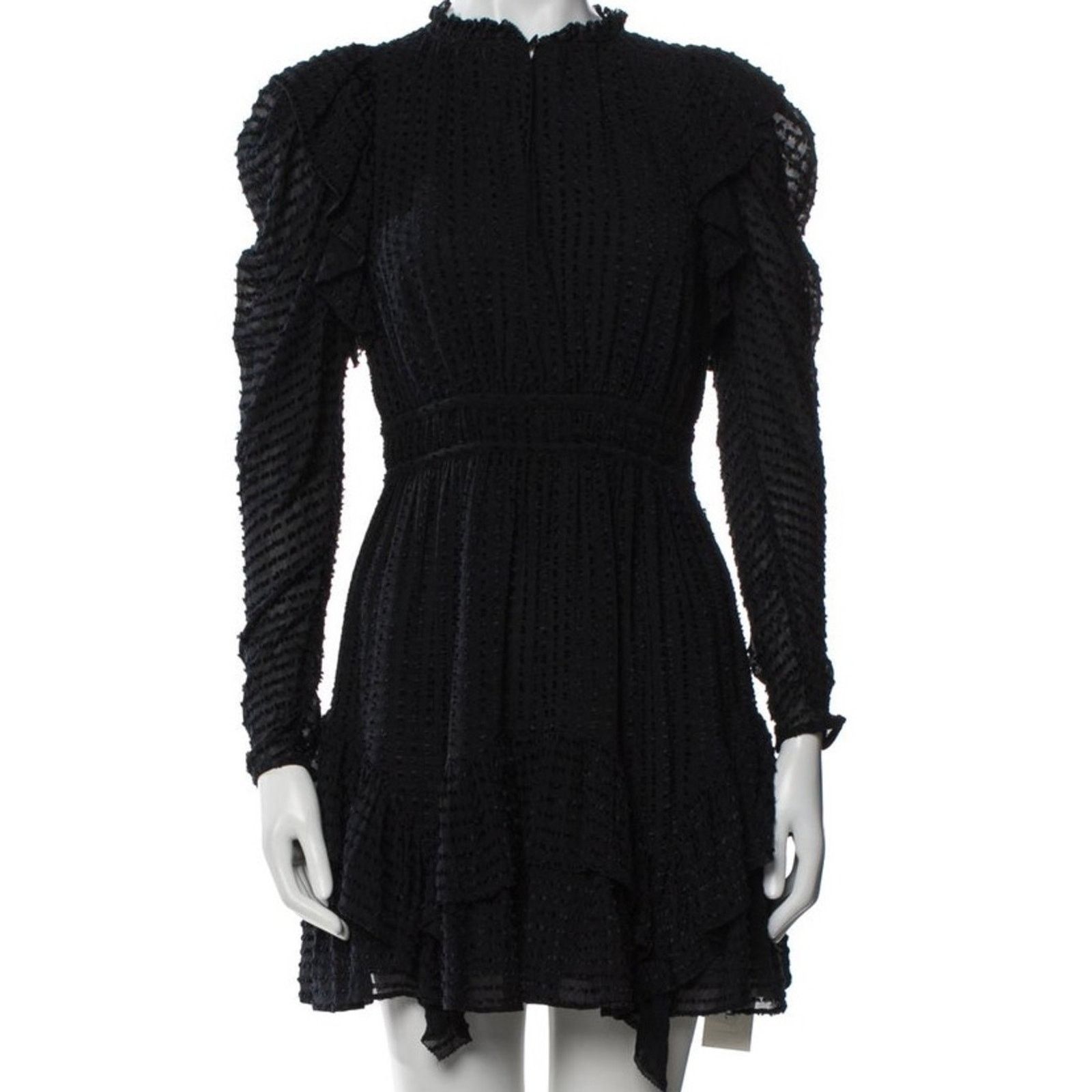 Ulla Johnson Ulla Johnson $575 Leah Dress in Noir Size 4 EUC Size S / US 4 / IT 40 - 3 Thumbnail
