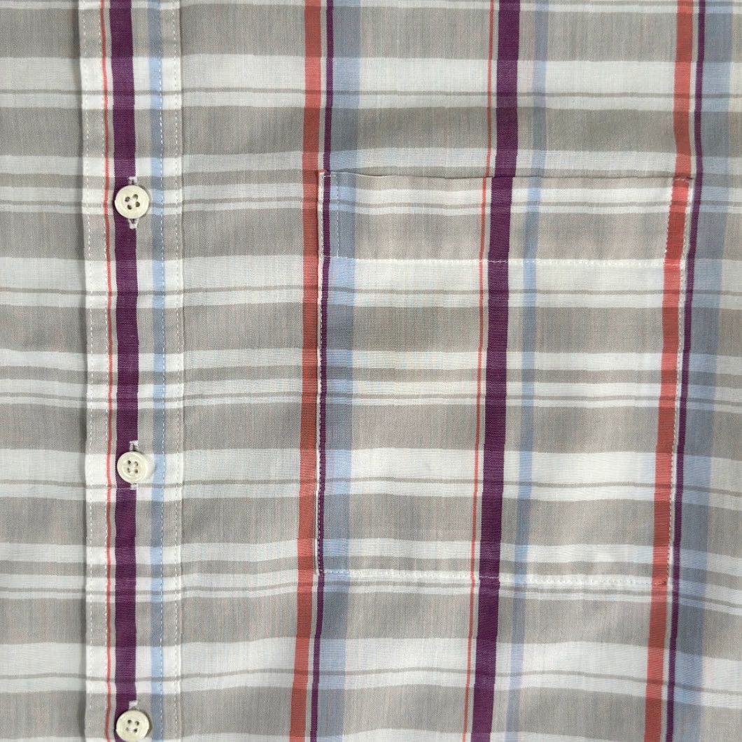 Vintage VINTAGE Manhattan Shirt Adult MEDIUM Brown Blue Plaid Button-Down Sport 80s Mens Size US M / EU 48-50 / 2 - 5 Thumbnail