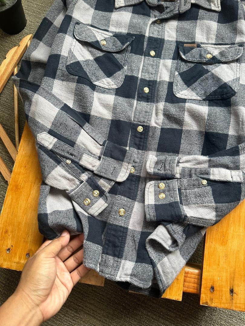 Carhartt × Vintage VINTAGE CARHARTT CHECKERED FLANNEL SHIRT Size US XL / EU 56 / 4 - 3 Thumbnail