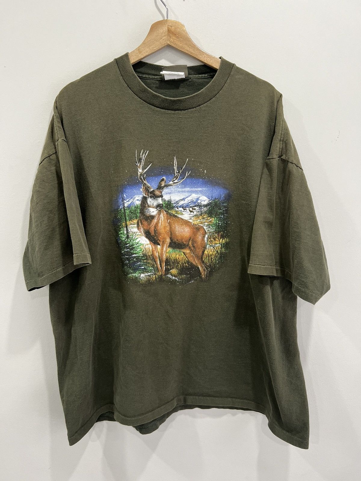 Timberland Vintage Timberland Deer Tee shirt animal single stitched Size US XL / EU 56 / 4 - 1 Thumbnail
