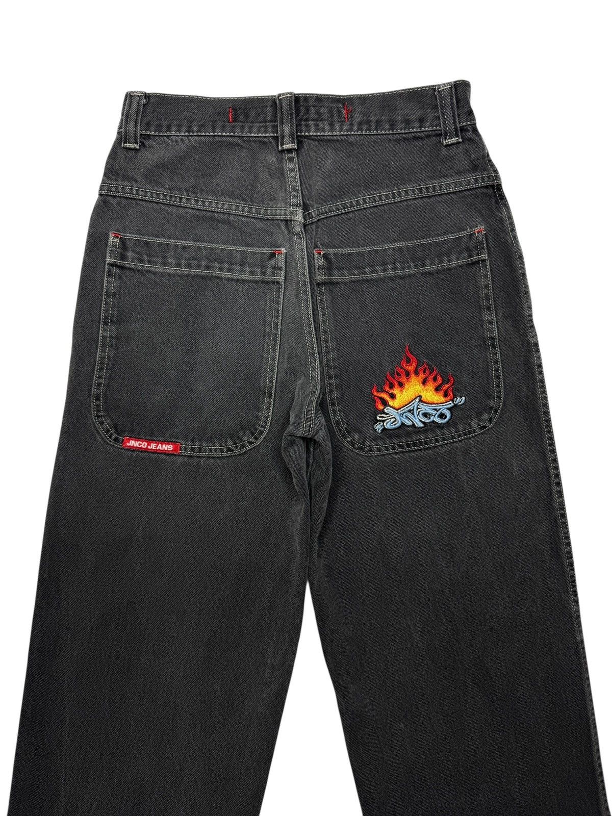 JNCO Vintage Y2K Jnco Flame Jeans Size US 28 / EU 44 - 3 Thumbnail