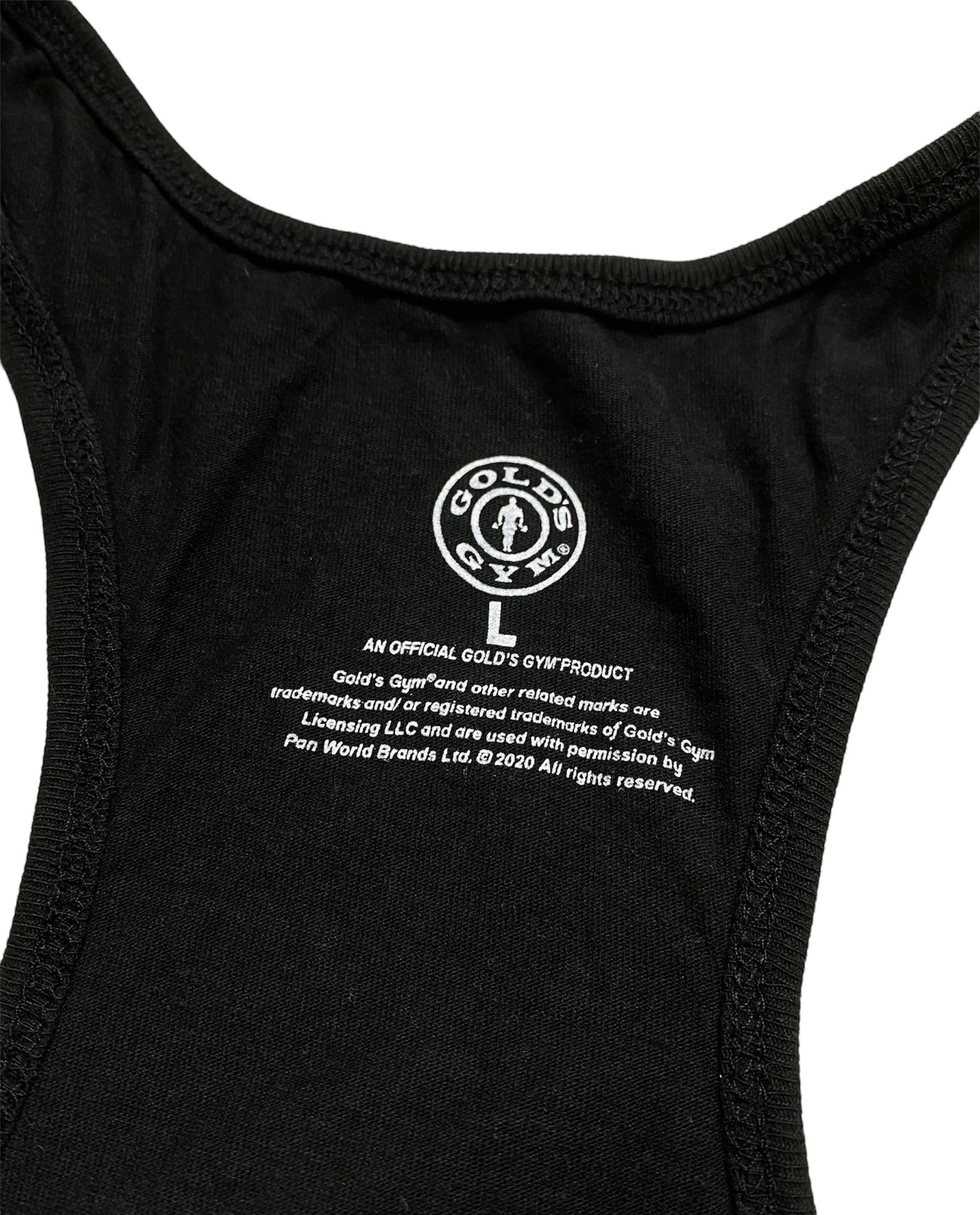 Vintage Golds gym black tank top vintage y2k 90s streetwear Size US L / EU 52-54 / 3 - 3 Thumbnail