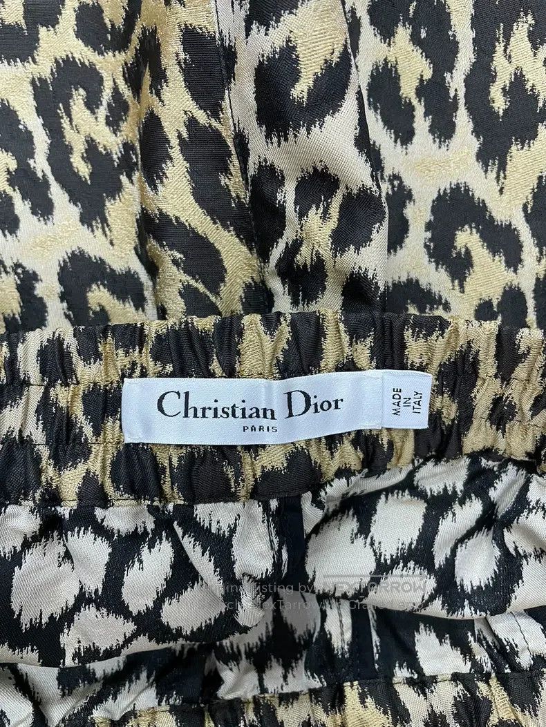 Dior Dior Leopard-printed shorts Size 24" / US 00 / IT 34 - 4 Thumbnail