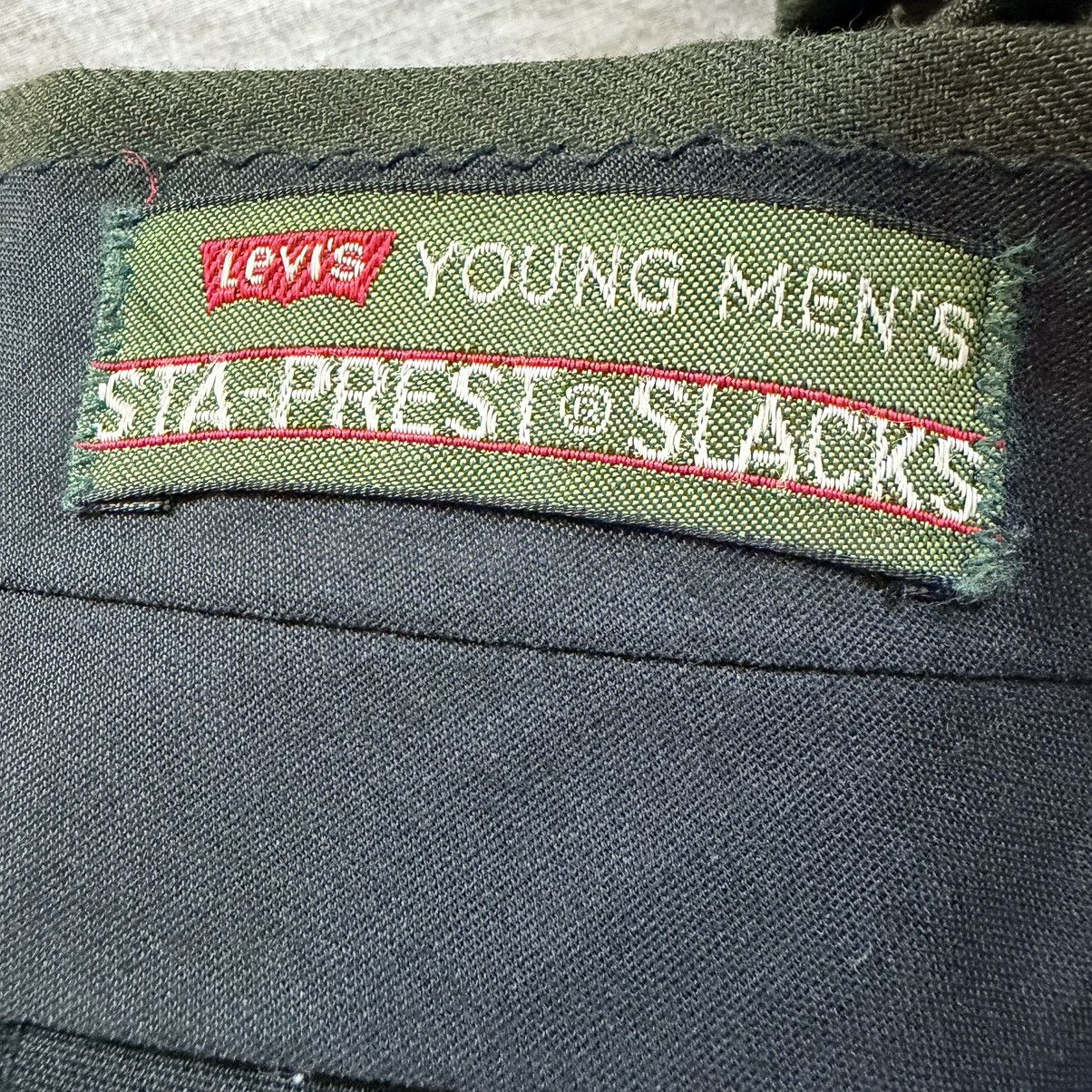 Levi's Vintage Clothing Vintage Levi’s Young Men's Sta-Prest 70s Olive Slacks Size US 30 / EU 46 - 5 Thumbnail