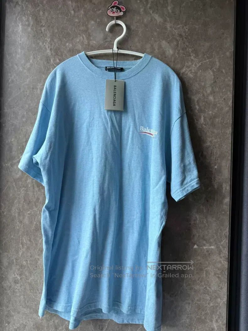 Balenciaga Balenciaga Haze Blue Coca-Cola Short Sleeve Size US XS / EU 42 / 0 - 1 Thumbnail