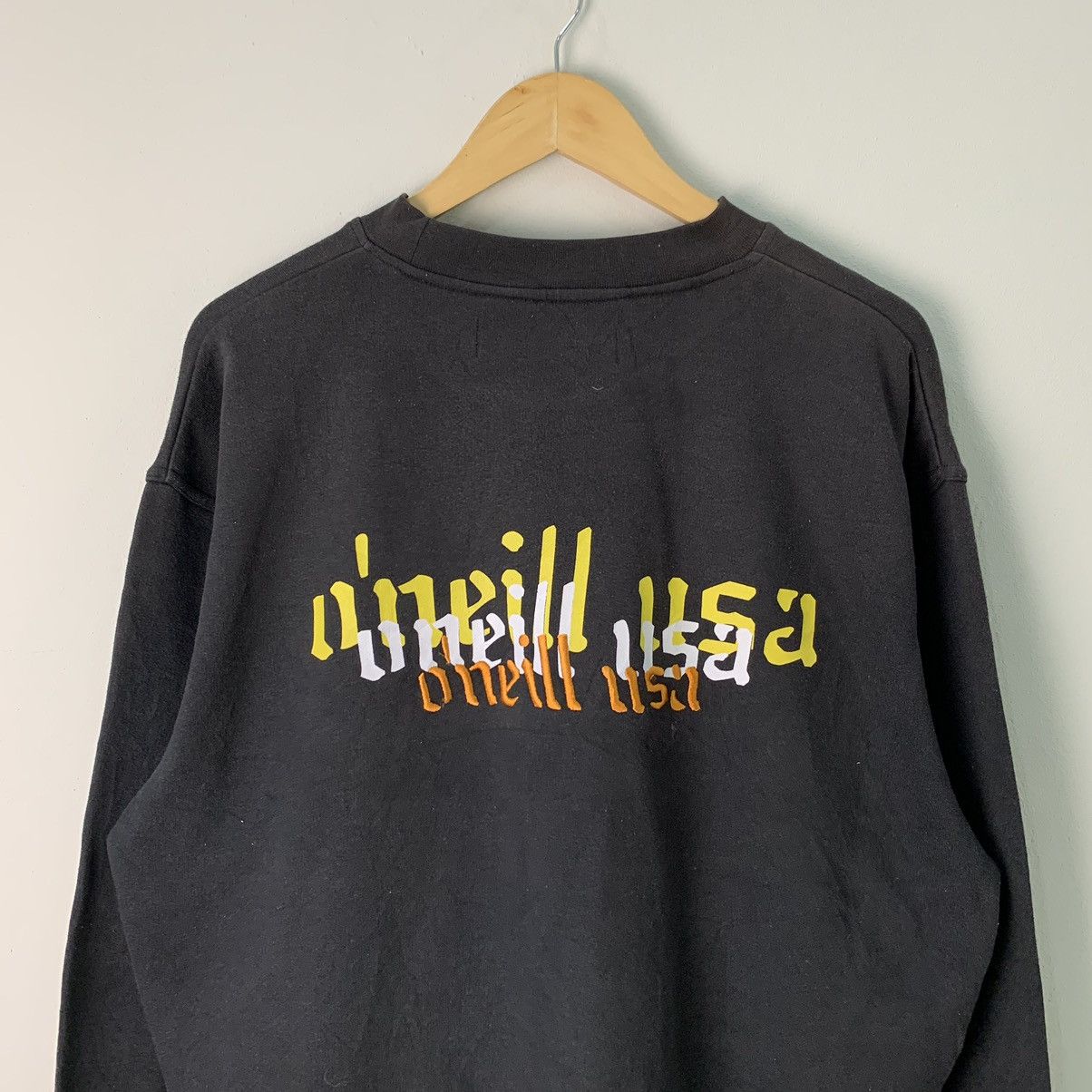 Vintage O’Neill big flame logo surf Japan style sweatshirt