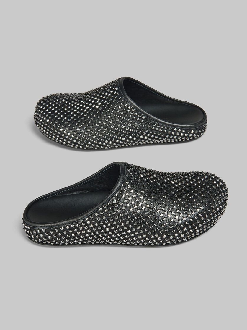 Marni o1w1db11025 Fussbett Sabot With Rhinestones in Black Size US 11 / EU 44 - 5 Thumbnail