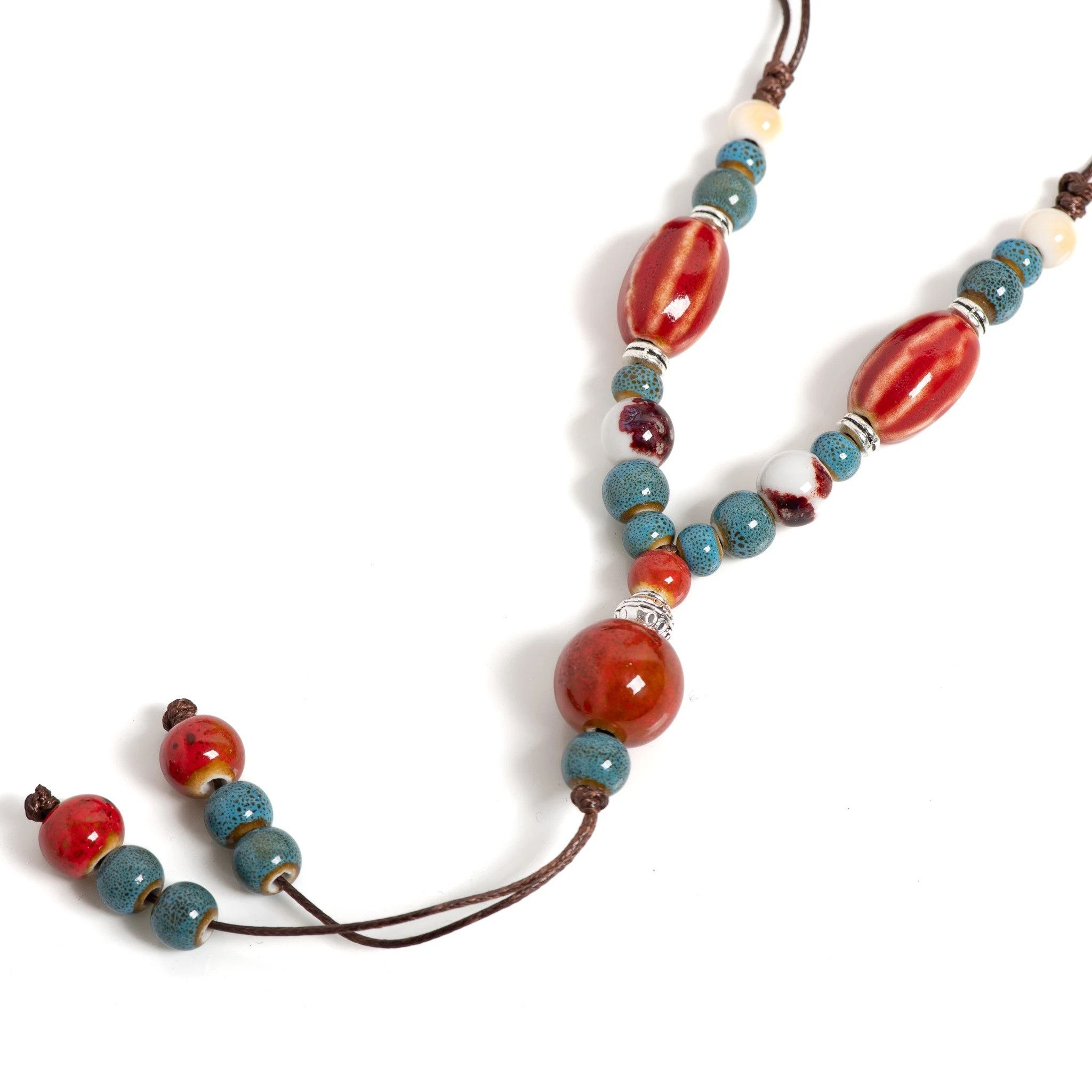 Handmade Vintage Boho Pendant Necklace Handmade Gift For Her Size ONE SIZE - 4 Thumbnail
