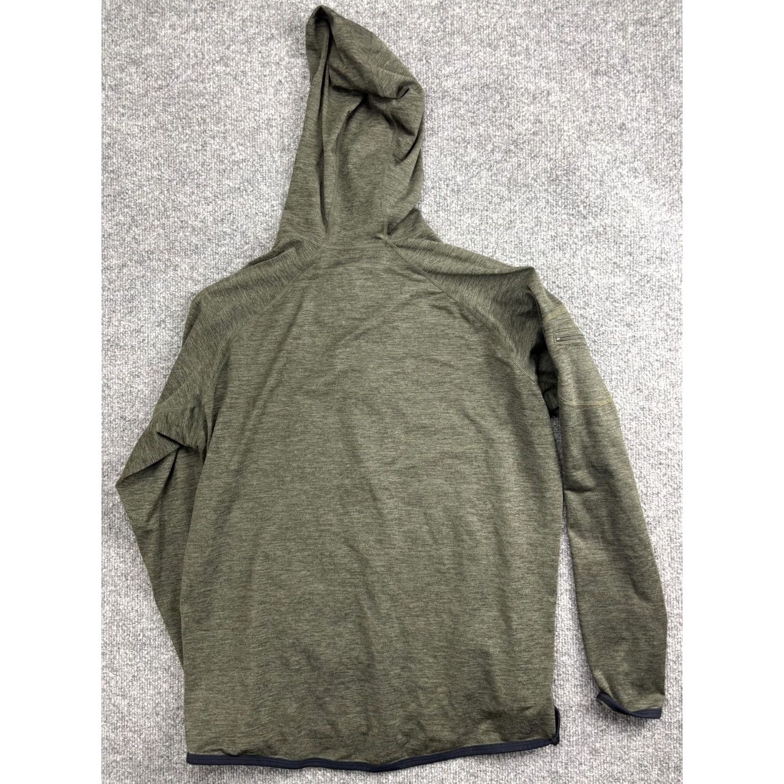 Vintage Carve Designs Hoodie Shirt Womens XL Green 1/2 Zip Lightweight Raglan Pockets Size XL / US 12-14 / IT 48-50 - 5 Thumbnail