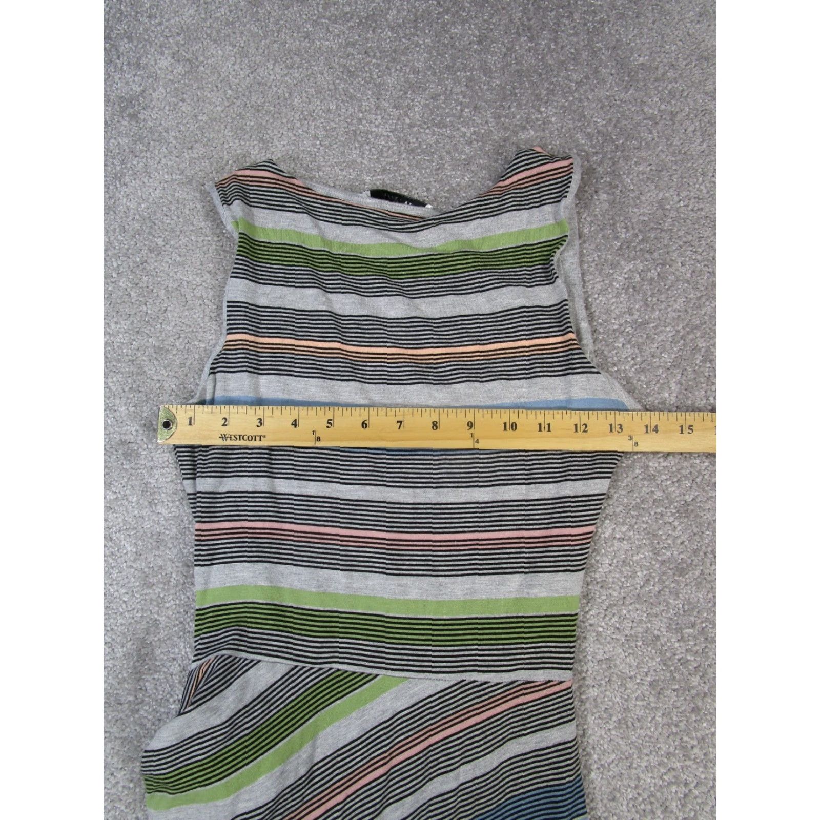 Bailey 44 Bailey Bailey/44 Dress Womens Small Gray Green Pink Blue Wrap Dress Size S / US 4 / IT 40 - 6 Thumbnail