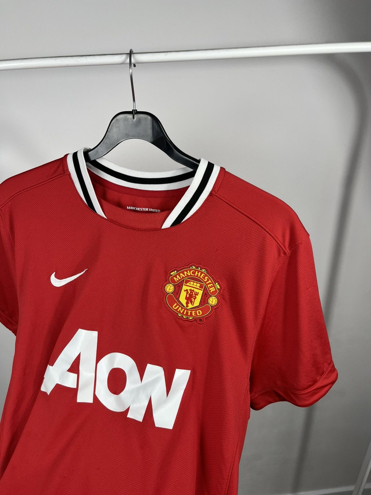 Nike Manchester United Nike Home Jersey 2011 Red AON Dri Fit Size US L / EU 52-54 / 3 - 5 Thumbnail