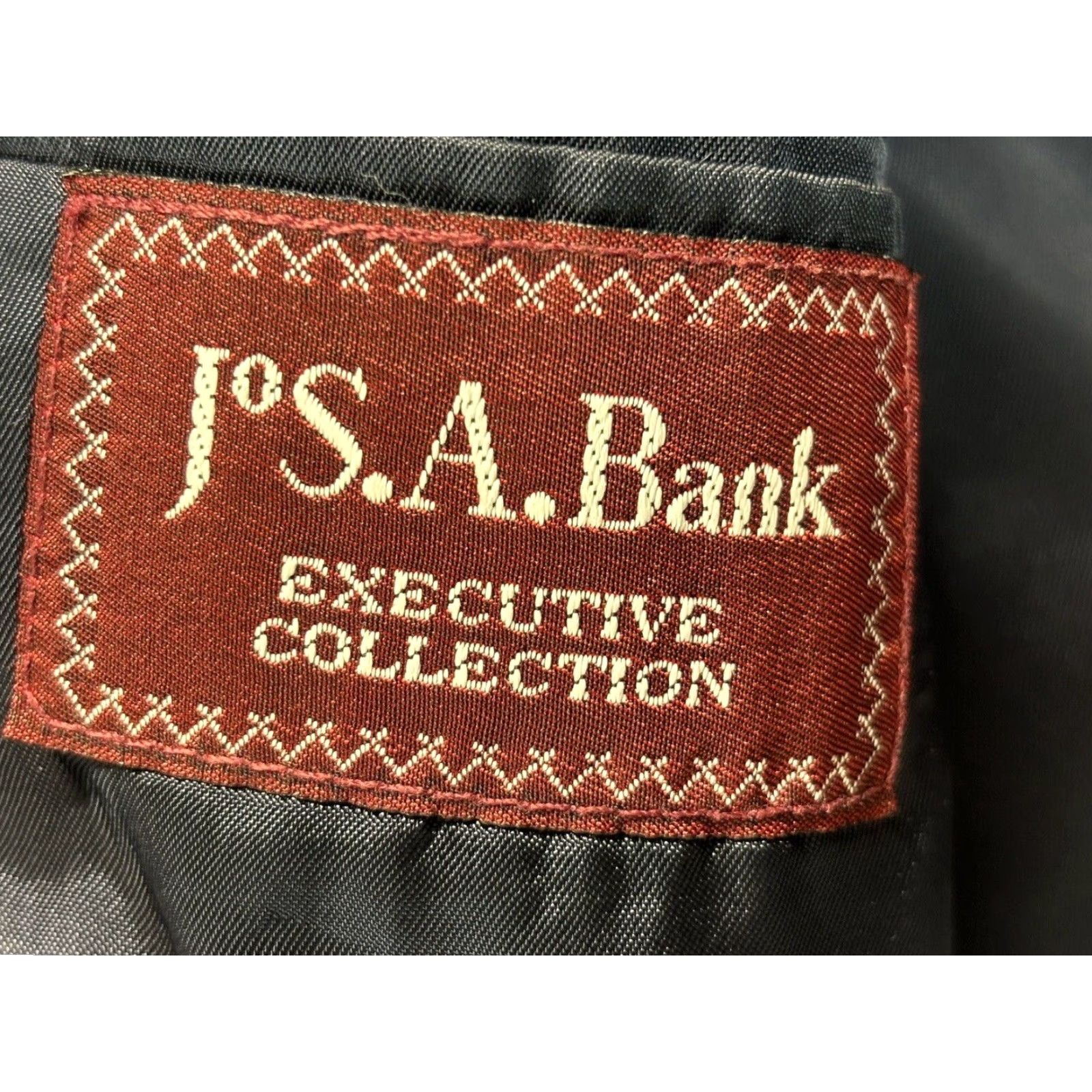 Jos. A. Bank JOS. A. BANK Executive Collection Sport Coat Blazer 42R Navy Blue Mens Size 42R - 5 Thumbnail