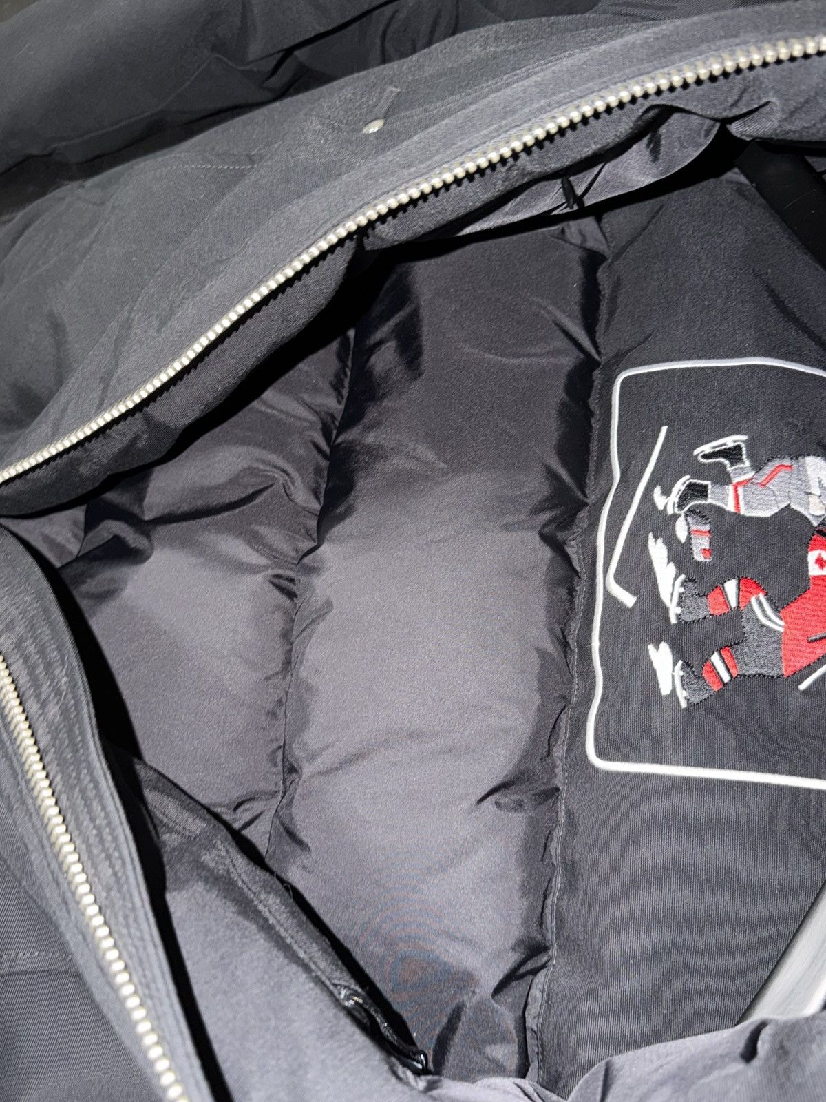 Moose Knuckles Moose Knuckles Black Bomber Jacket Size L / US 10 / IT 46 - 10 Thumbnail
