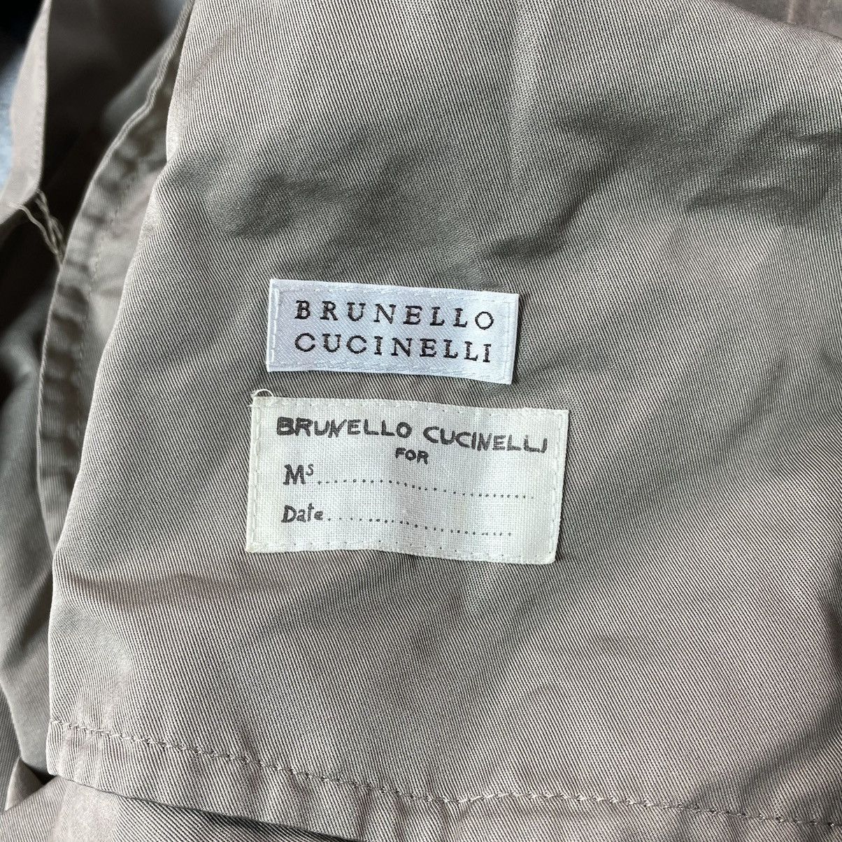 Brunello Cucinelli × Designer Brunello Cucinelli Light Camel Taupe Zip Windbreaker Jacket Size XL / US 12-14 / IT 48-50 - 21 Thumbnail