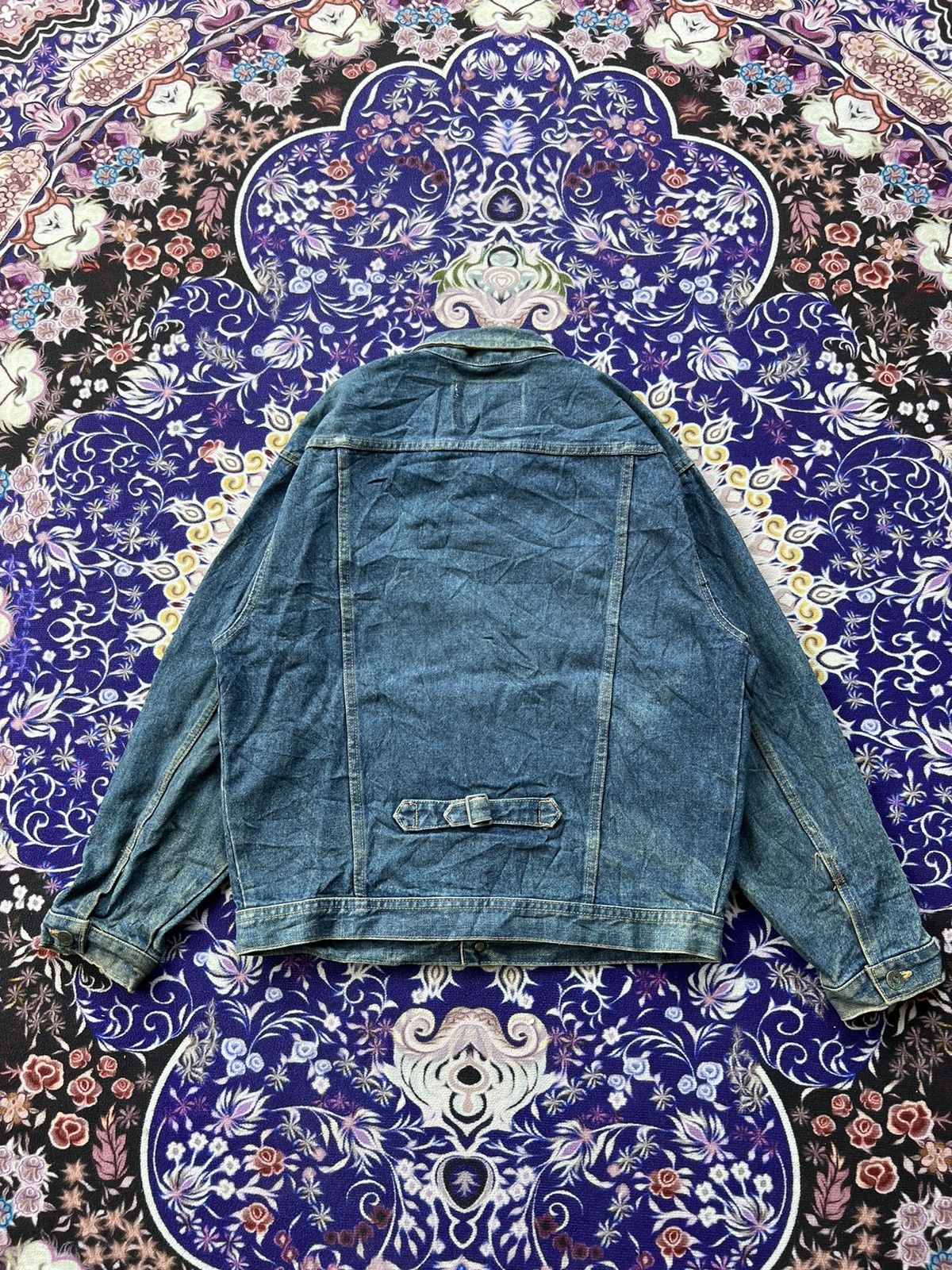 Japanese Brand Vintage Fittz Japanese Brand Indigo Denim Jacket Size US L / EU 52-54 / 3 - 8 Thumbnail