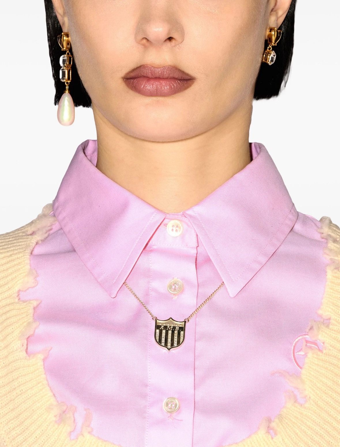 Ambush Design AMBUSH varsity shield pendant necklace Made in Japan Size ONE SIZE - 1 Thumbnail