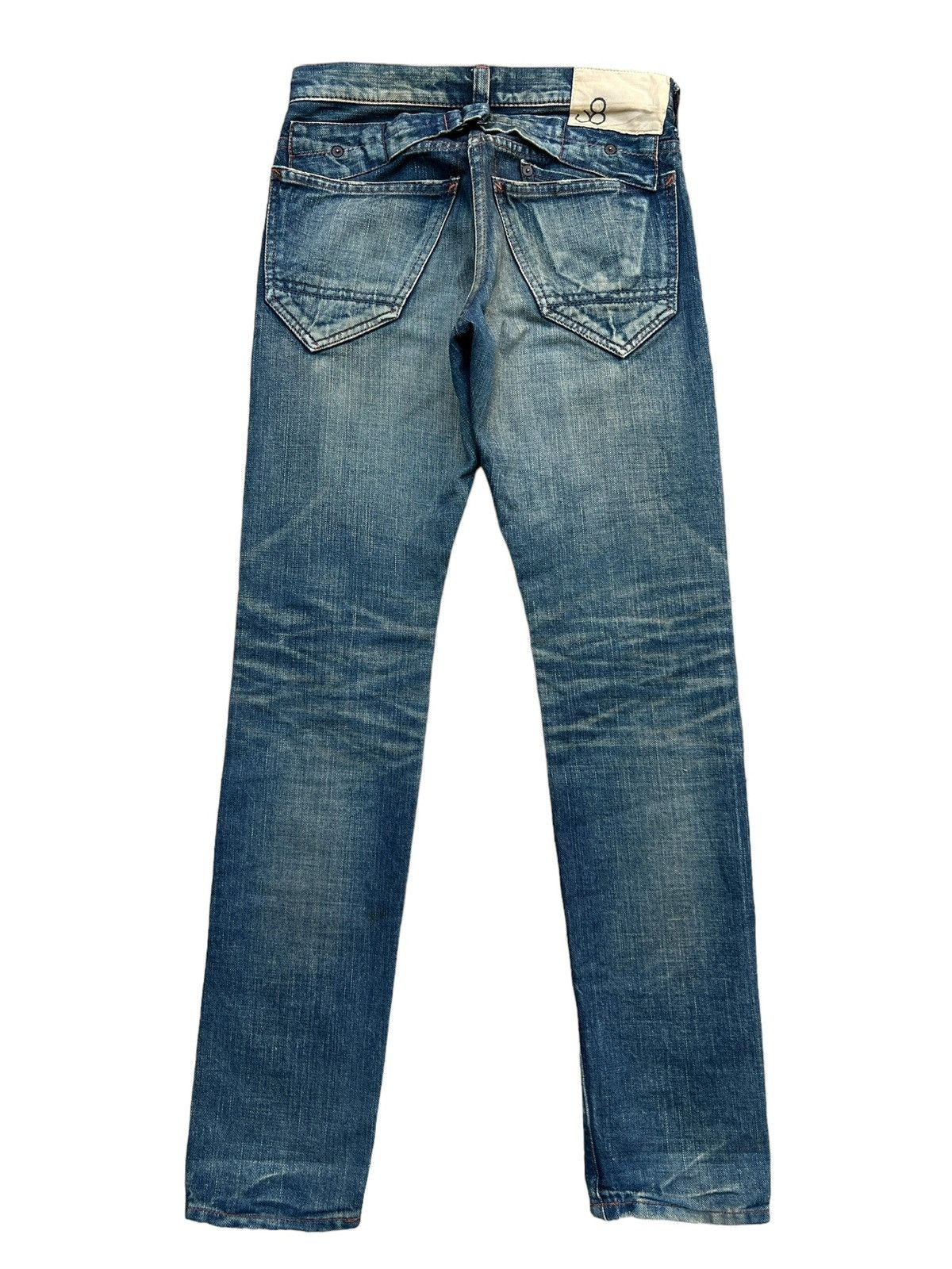 Johnbull John Bull Japan Buckle Back Selvedge StraightCut Jeans 28x31 Size US 28 / EU 44 - 3 Thumbnail