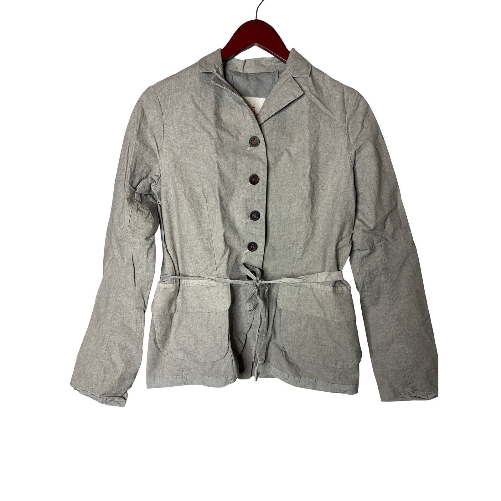 Other Hannon Wessel grey cotton button down blazer jacket sz 34 XS Size XS / US 0-2 / IT 36-38 - 1 Thumbnail