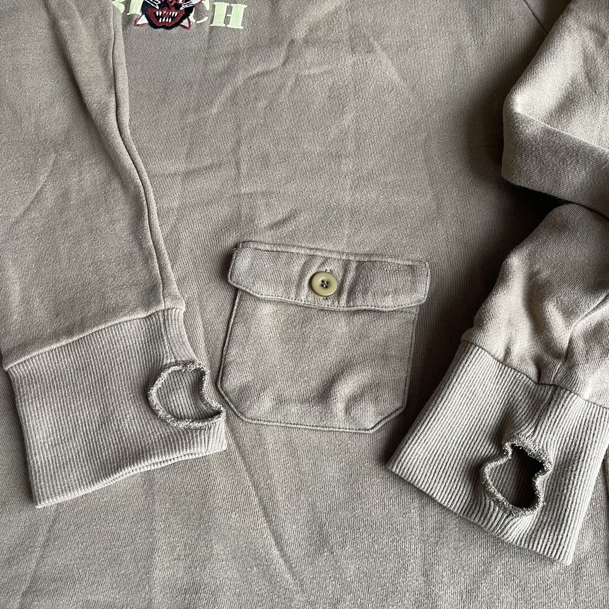 Japanese Brand Led Rechwe Bi*ch Monster Embroidery Pocket Sweatshirt Size US L / EU 52-54 / 3 - 3 Thumbnail
