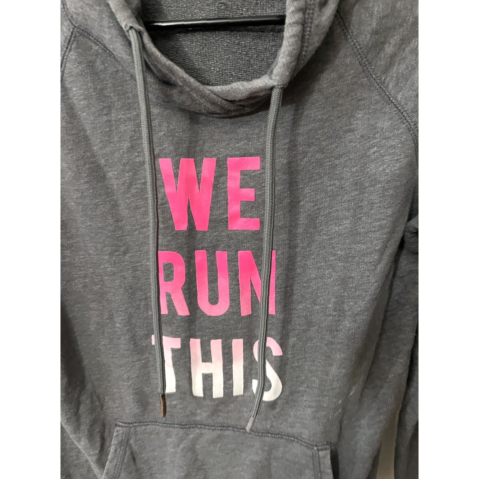 Gap GapFit Hoodie Womens Small Gray Running Pullover Zip Hoodie We Run This Fashionable Activewear Mens Womens Girls Boys? Size S / US 4 / IT 40 - 3 Thumbnail