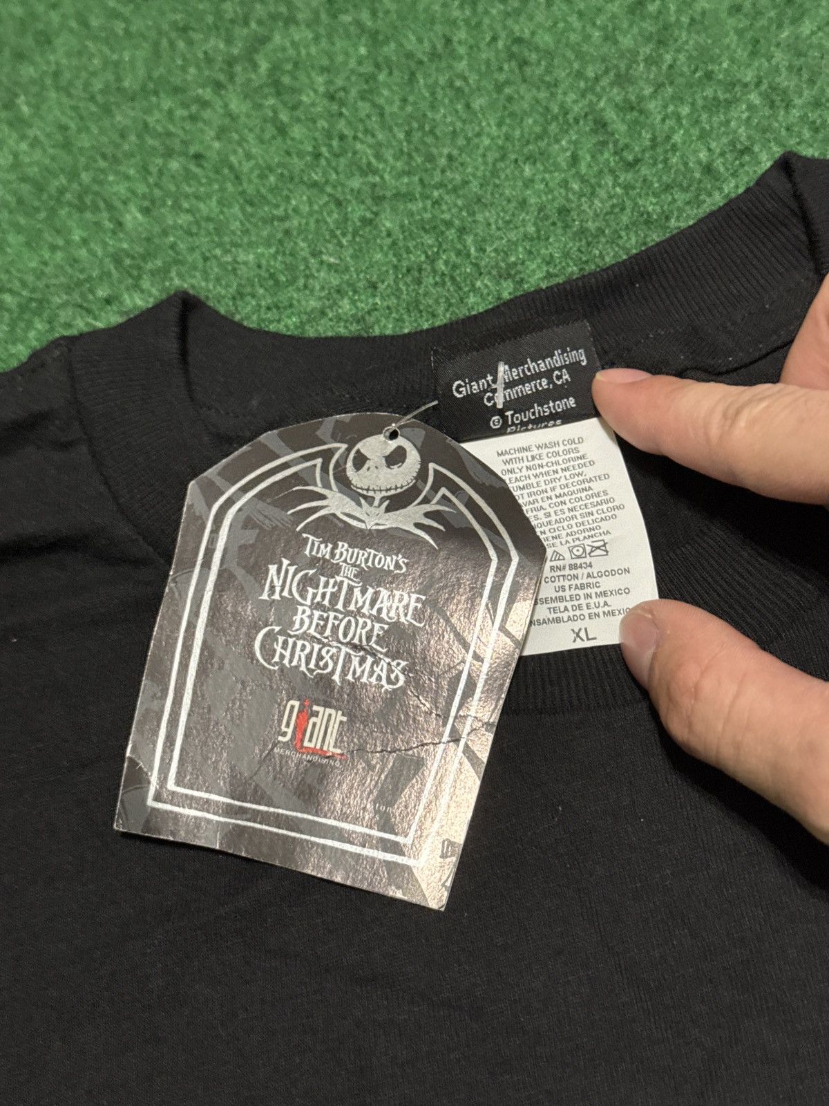 Giant Jack Skellington Nightmare Before Christmas XL T Shirt NWT Size US XL / EU 56 / 4 - 5 Thumbnail