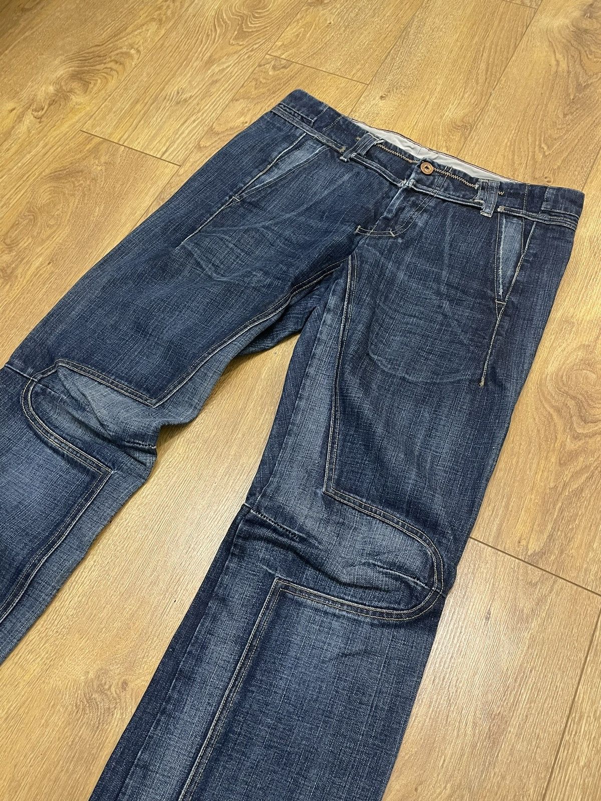 Marithe + Francois Girbaud × Vintage Marithe Francois Girbaud rare designer denim Italy Size US 29 - 3 Thumbnail