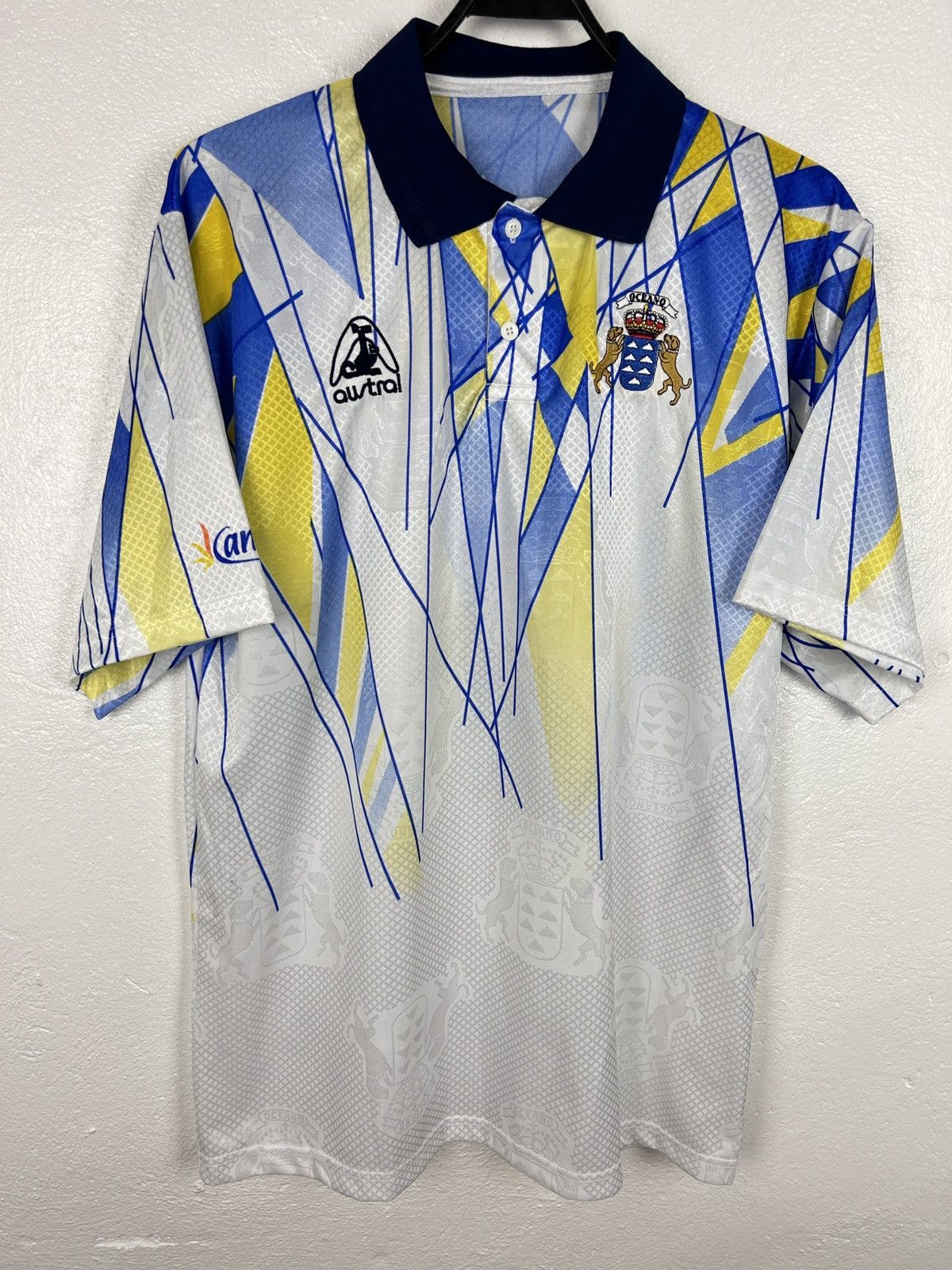 Vintage 90s Vintage Austral Canary Islands 1998/99 Away Kit Jersey Size US L / EU 52-54 / 3 - 1 Thumbnail