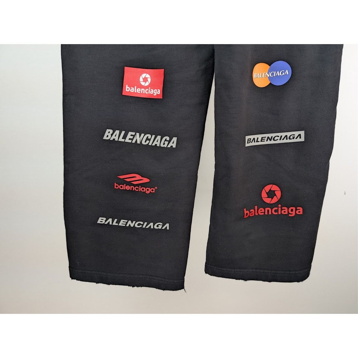 Balenciaga o1rshd1 Top League Med Moll Baggy Pants in Black Size US 28 / EU 44 - 13 Thumbnail