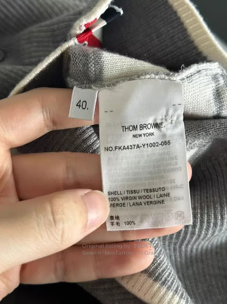 Thom Browne Thom Browne Gray dog wool sweater Size US XXS / EU 40 - 4 Thumbnail