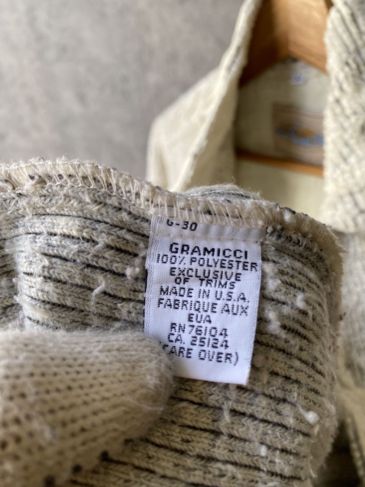 Gramicci Vintage 90s Gramici Deep Pile Design Fleece Shirt Size US M / EU 48-50 / 2 - 12 Thumbnail